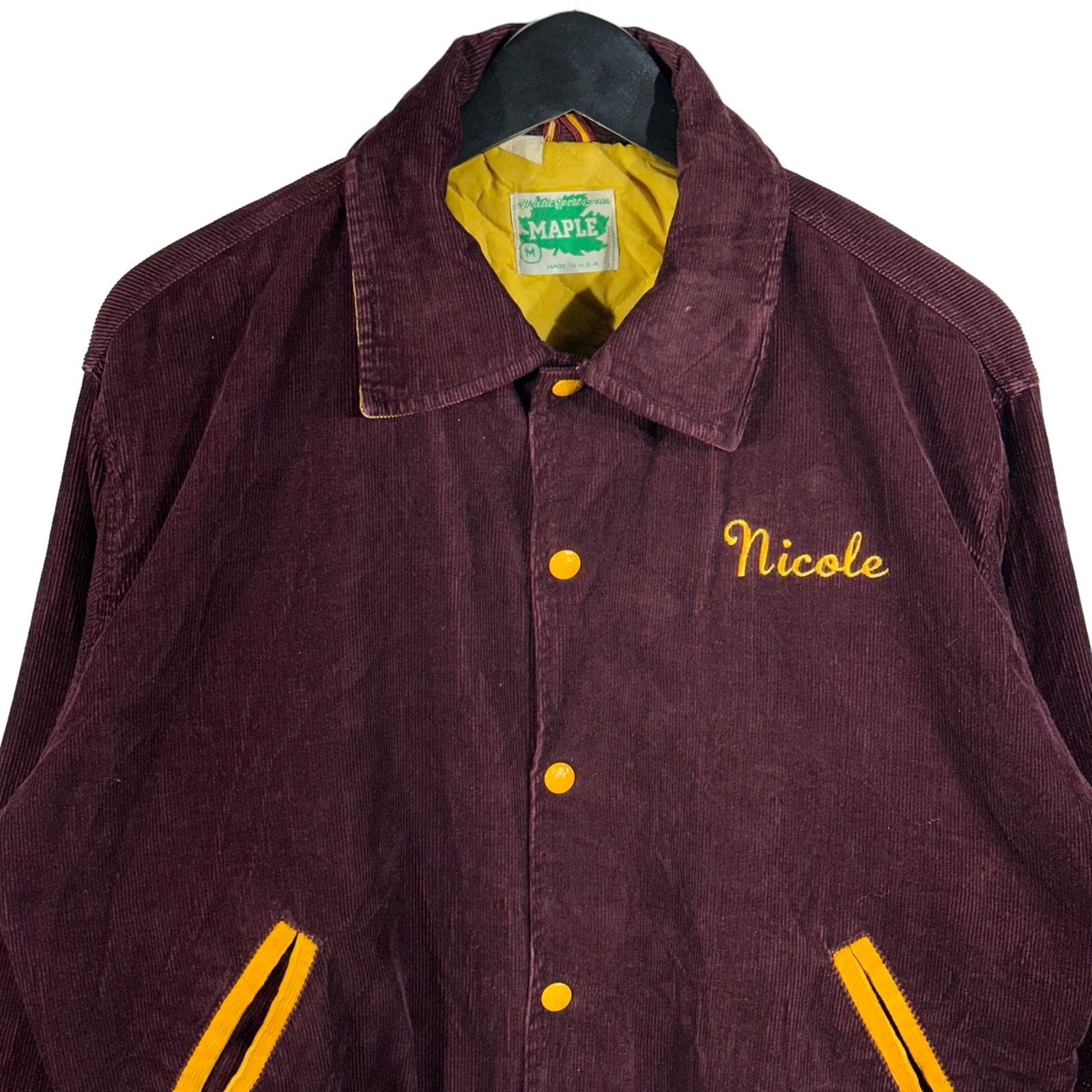 Vintage Vintage Central Varsity Jacket Size US XL / EU 56 / 4 - 2 Thumbnail