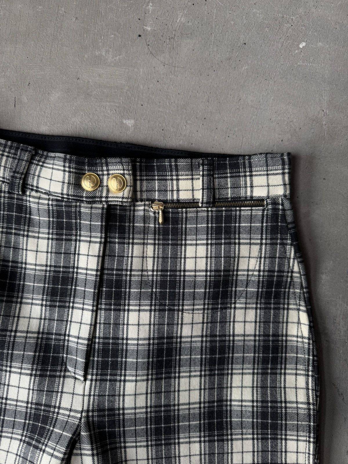 Gucci F/W 1993 runway Gucci plaid jodhpurs Size 24" / US 00 / IT 34 - 4 Thumbnail