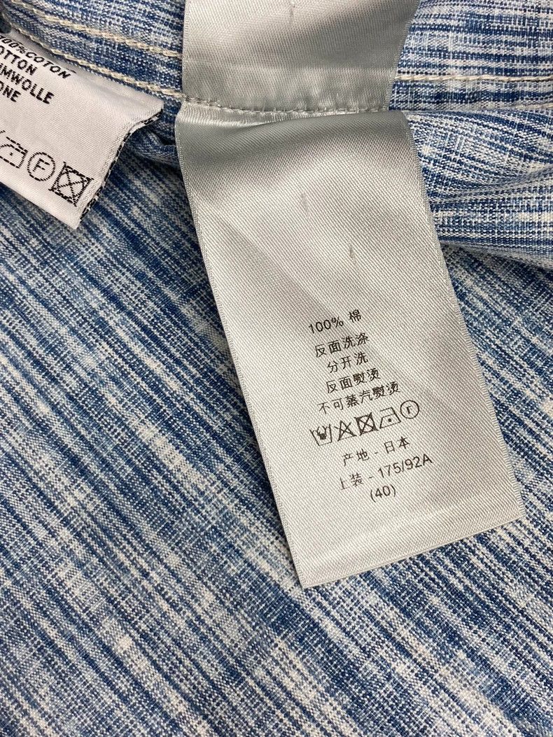 Dior Dior Blue old flower denim shirt Size US XXS / EU 40 - 7 Thumbnail