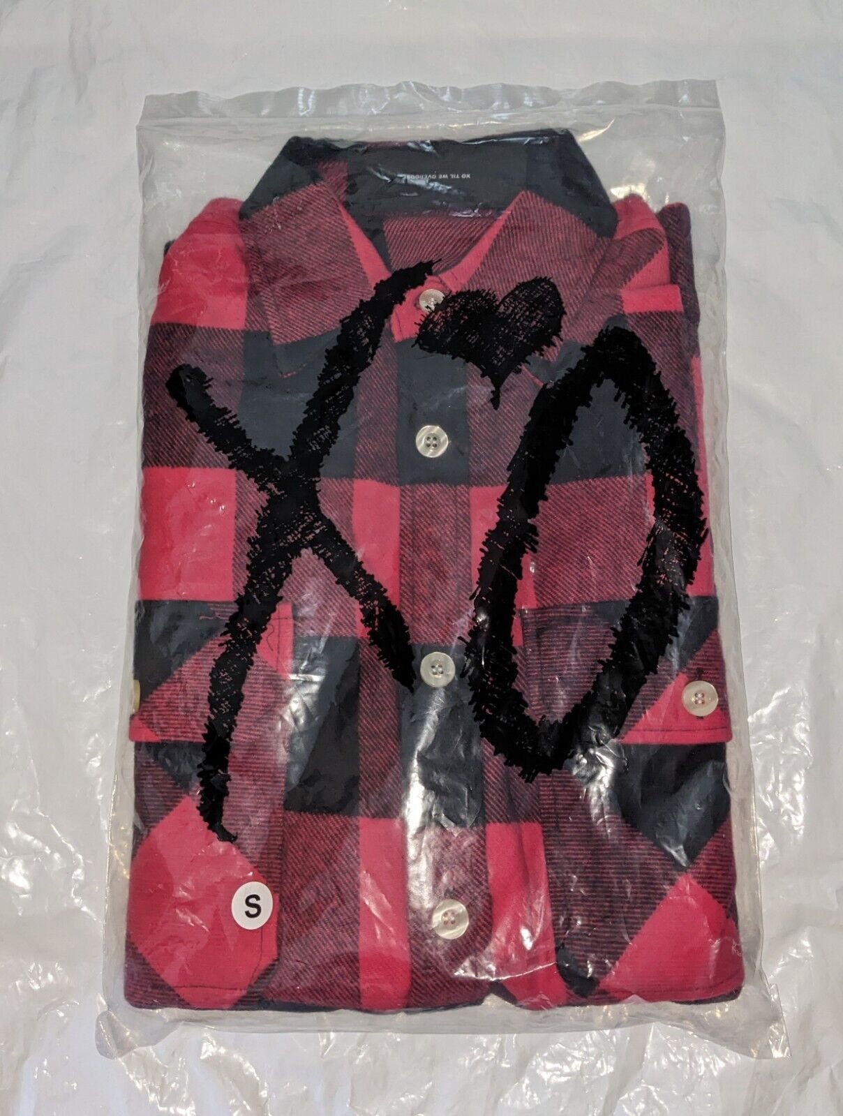 XO The Weeknd top flannel