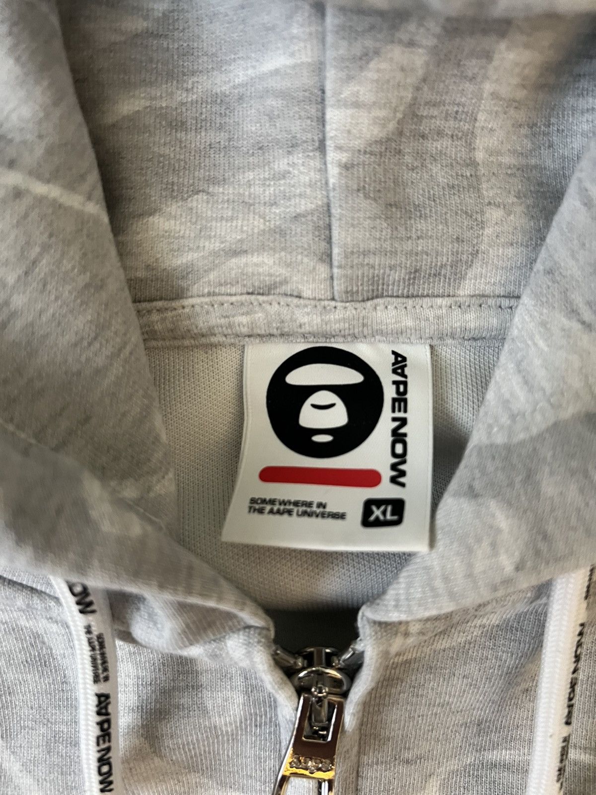 Aape AAPE BY *A Bathing APE Moon face logo Hoodie Size US XL / EU 56 / 4 - 3 Thumbnail