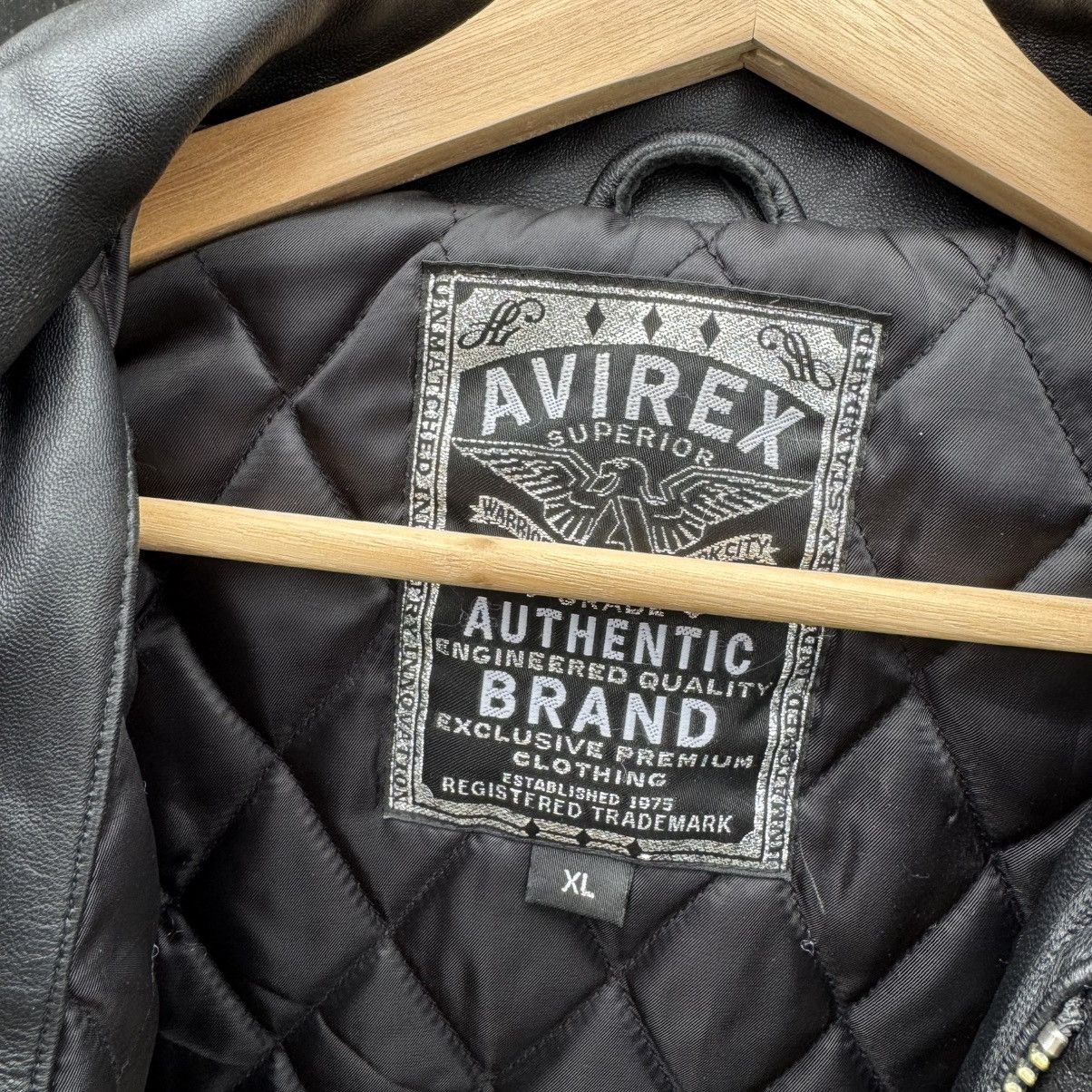 Avirex Avirex Leather Jacket Size US XL / EU 56 / 4 - 3 Thumbnail