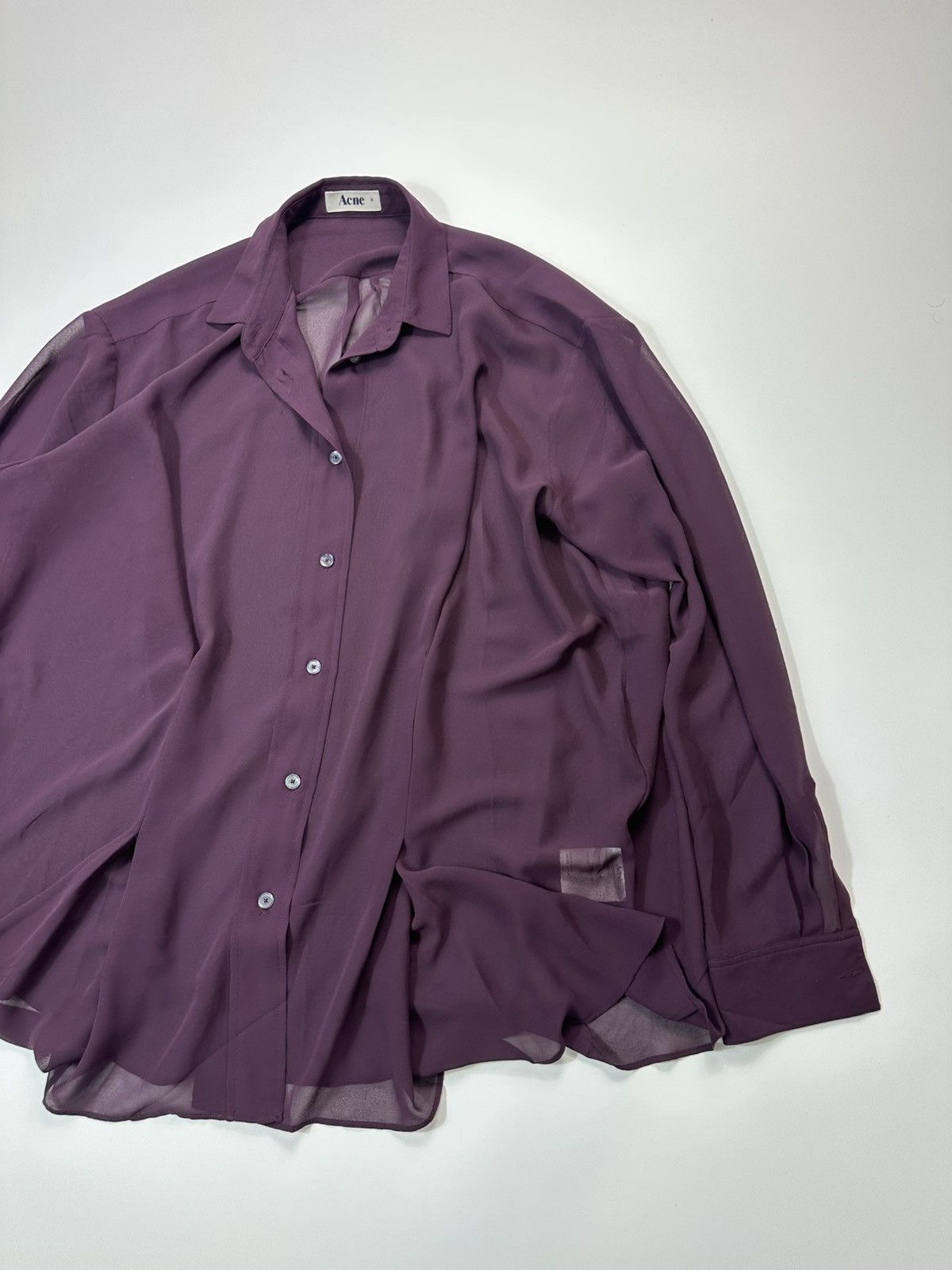 Acne Studios Acne Studios Blouses Shirt 36 Size Collared Size M / US 6-8 / IT 42-44 - 4 Thumbnail