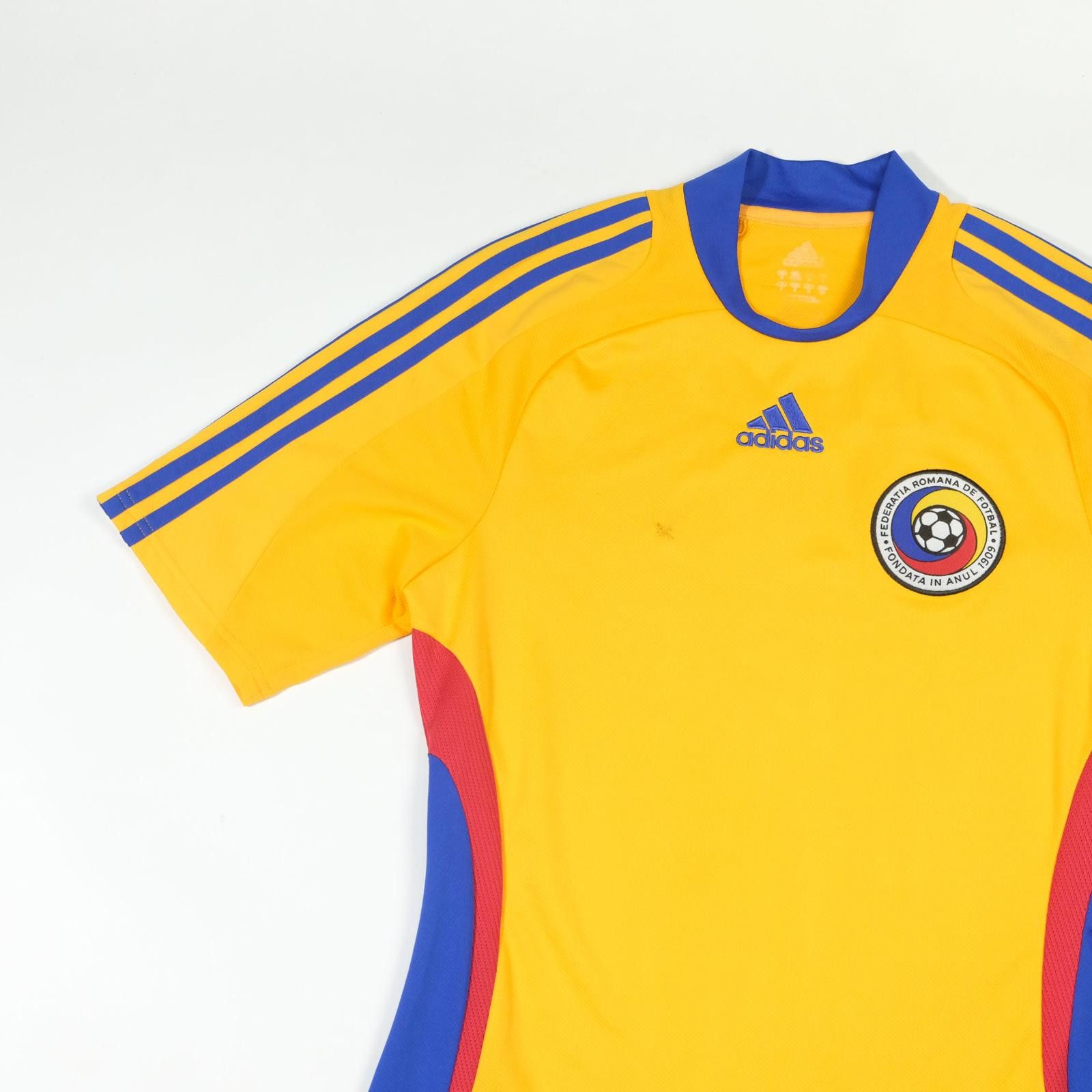 Adidas 2008/09 Romania Home Shirt (S) Size US S / EU 44-46 / 1 - 3 Thumbnail