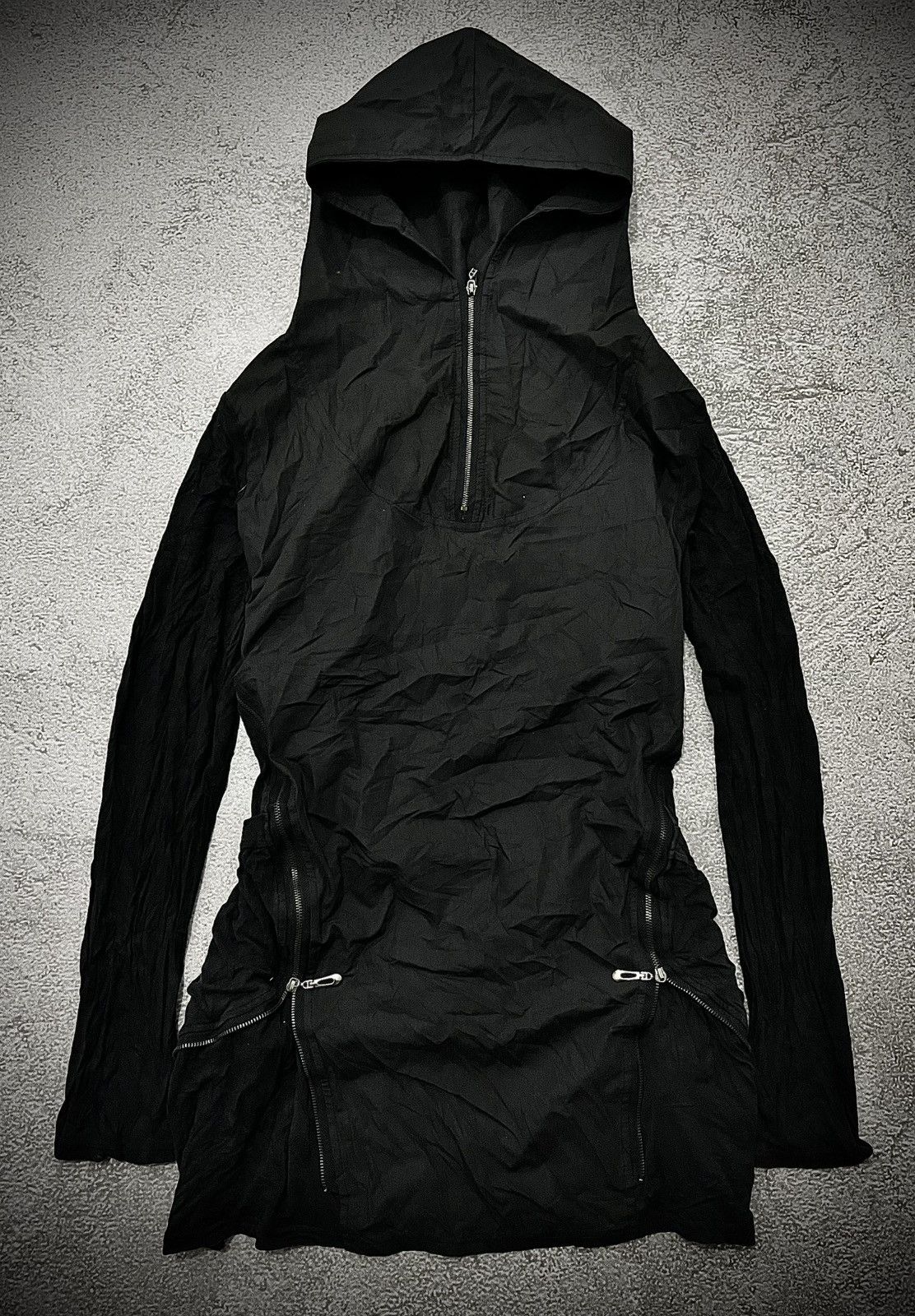 Japanese Brand Japanese If Six Was Nine Style Unknow Gothic Hood Jacket Size US L / EU 52-54 / 3 - 1 Thumbnail