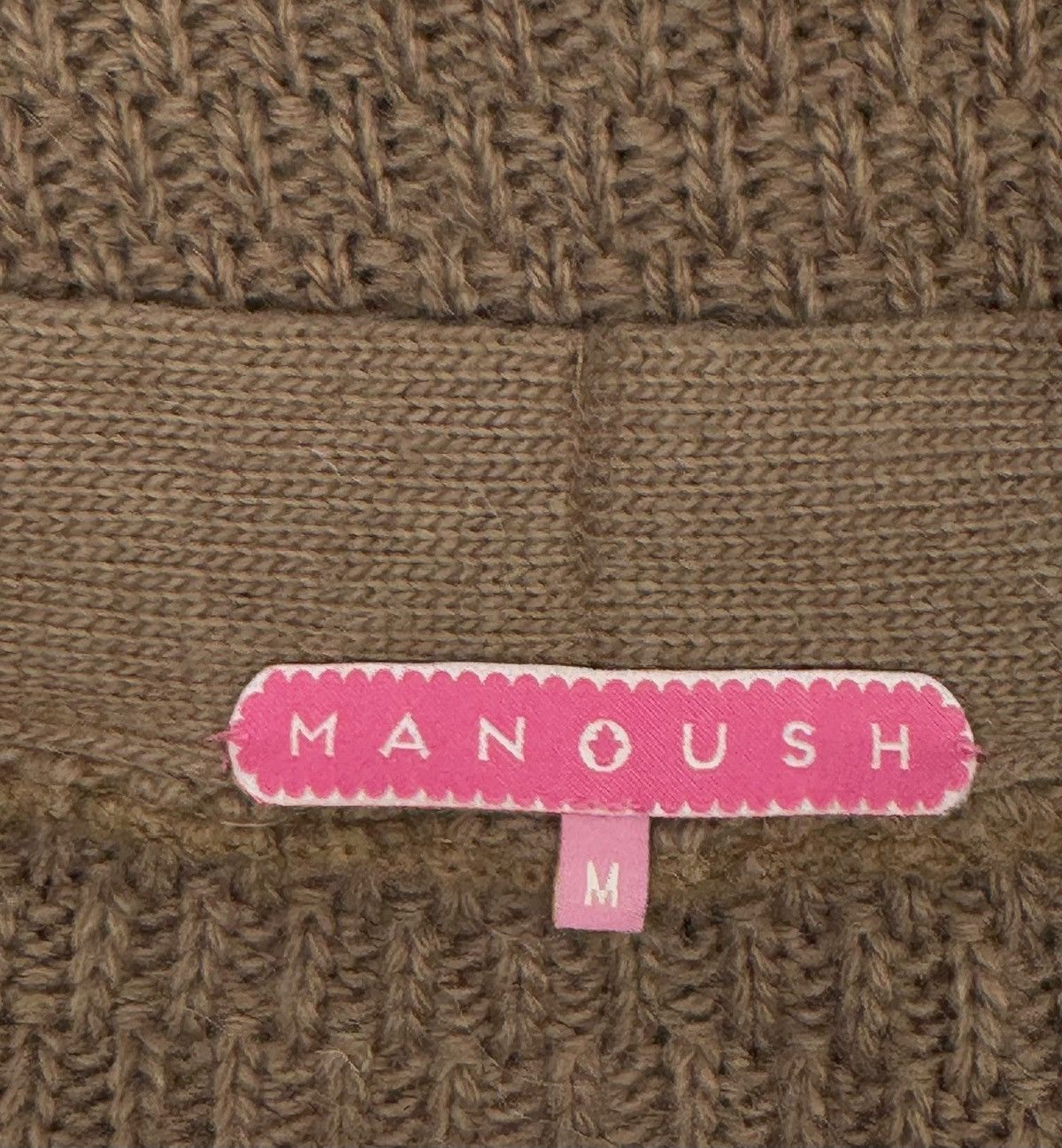 Designer Manoush Fringed Knit Ponco Jacket size M Size M / US 6-8 / IT 42-44 - 12 Thumbnail