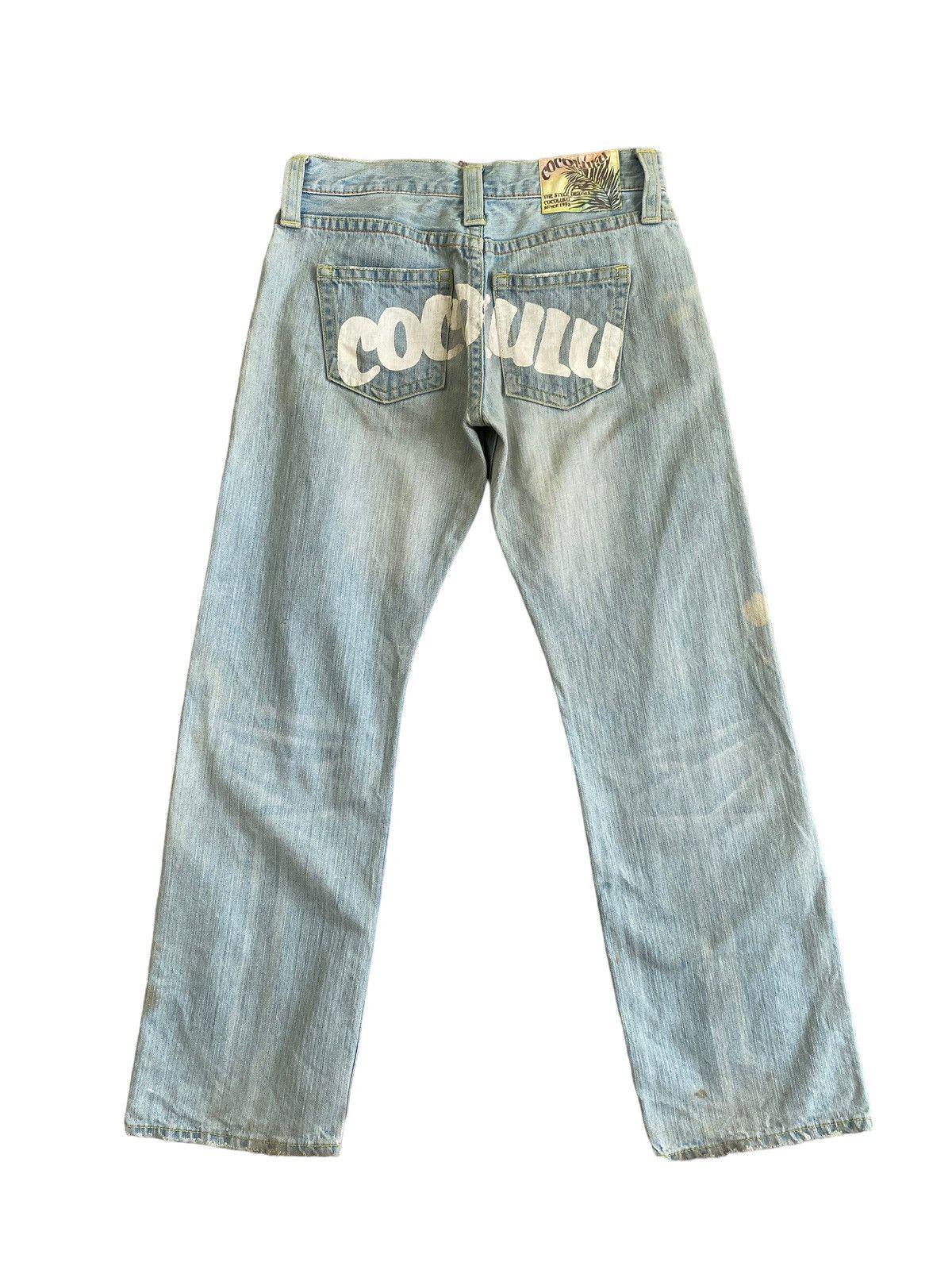 image of Designer Vintage Co & Lu Daicock Denim Evisu Inspired Faded Denim in Blue, Men's (Size 28)