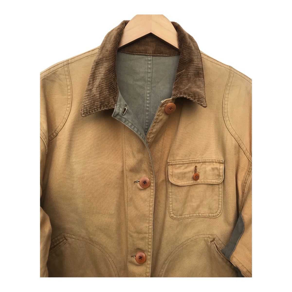 Polo Ralph Lauren Vintage Polo Ralph Lauren Riversible Field Coat Heavy Jacket Size US L / EU 52-54 / 3 - 7 Thumbnail