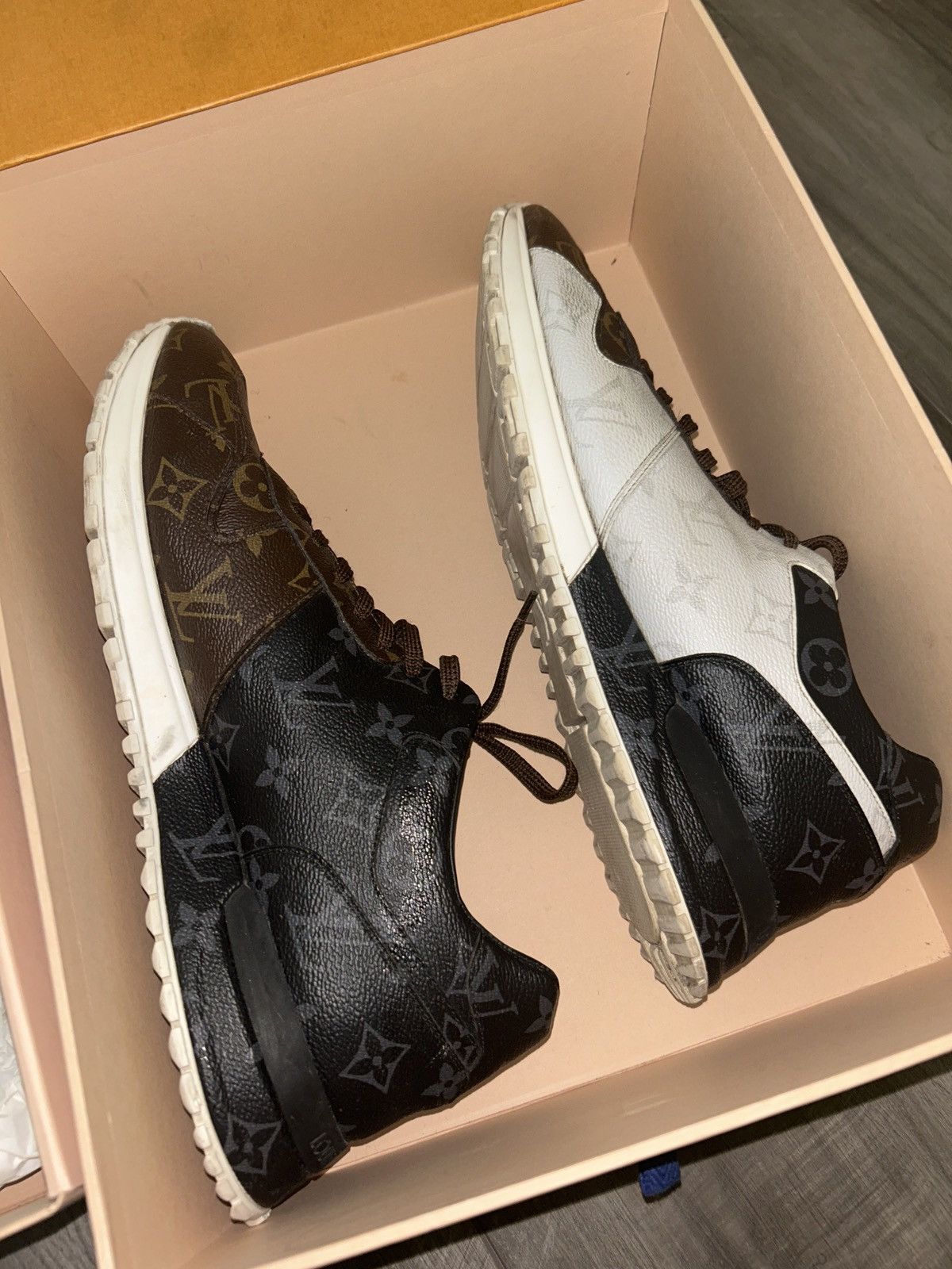 Louis Vuitton Louis Vuitton Run Away Sneaker 'Tri-Color' Size US 12 / EU 45 - 5 Thumbnail