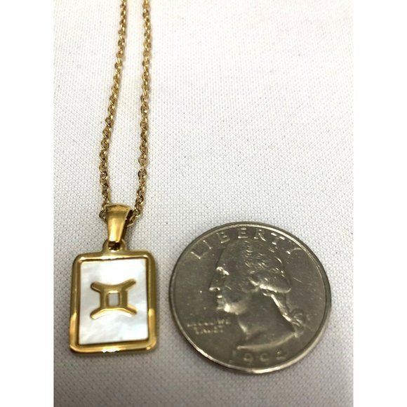 Other Zodiac Necklace SS 18K Gold Plated Shell Constellation Penda Size ONE SIZE - 3 Thumbnail