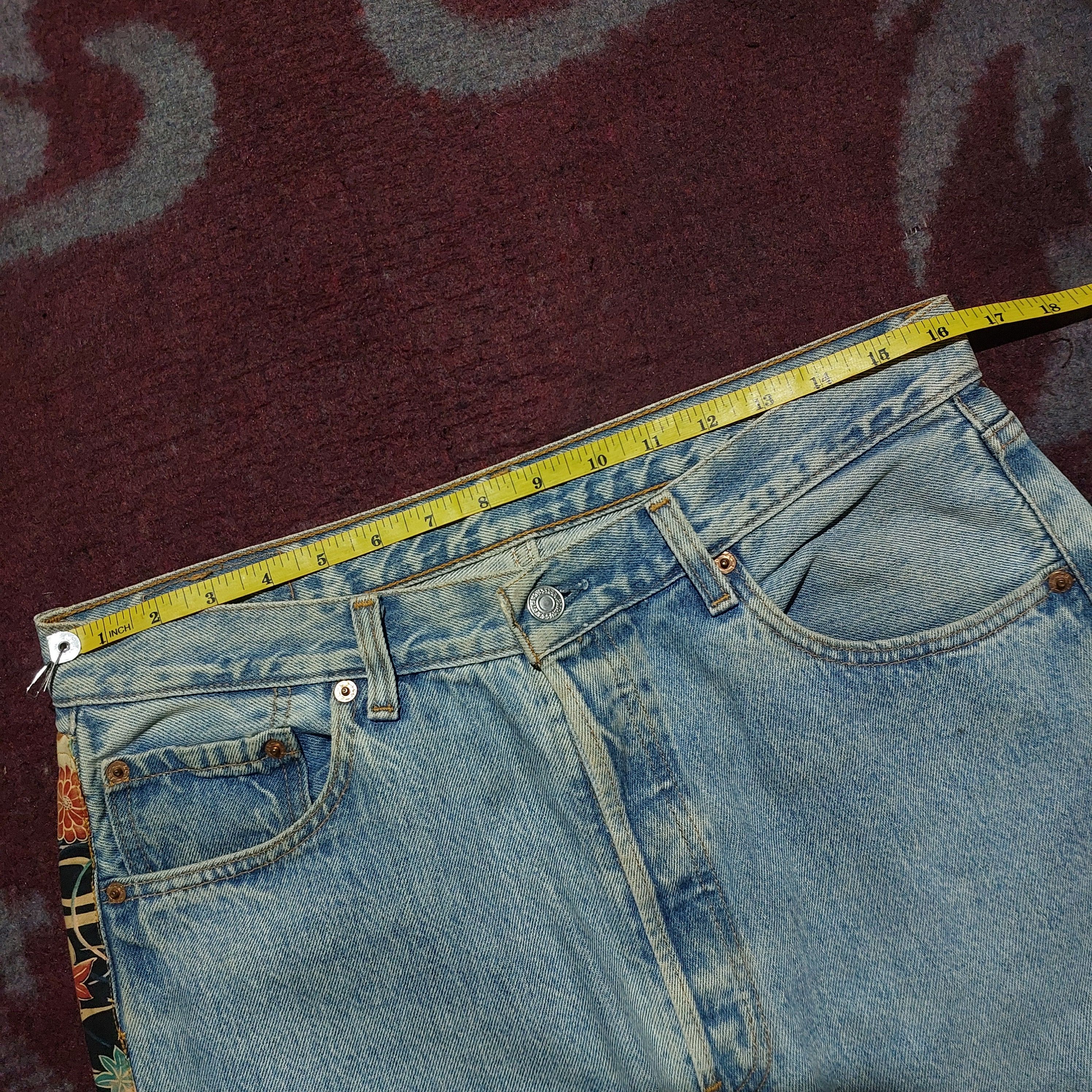 Levi's Vintage 501 Levi's custom tiger art japan sakura denim Size US 34 / EU 50 - 13 Thumbnail