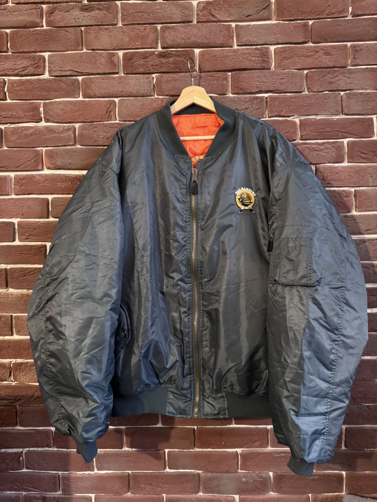Vintage Bad Manners BAND Ma1 Flyer Black Vintage Bomber Jacket 4XL Size US XXL / EU 58 / 5 - 1 Thumbnail