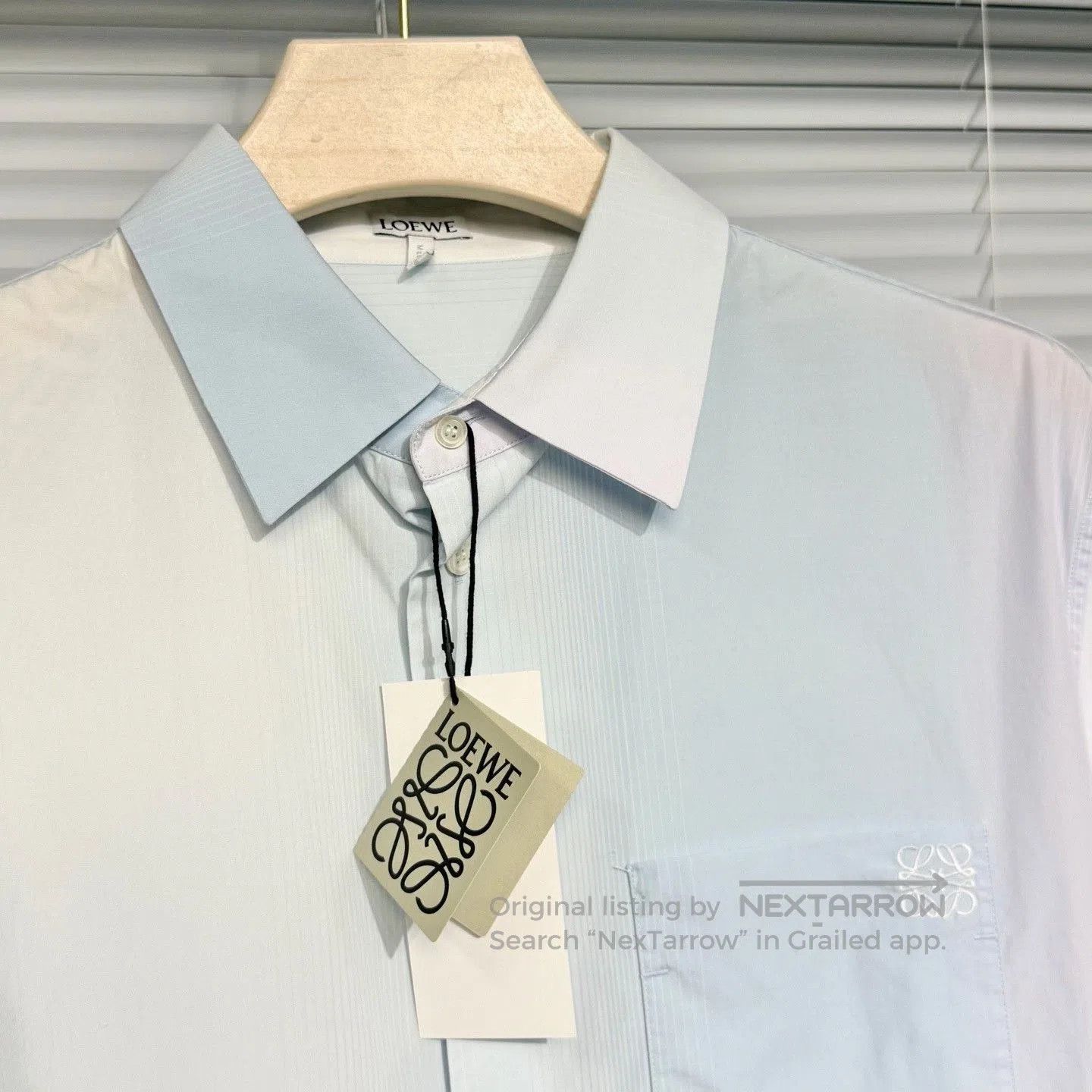 Loewe Loewe 2024 SS Embroidered Logo Short-Sleeve Shirt. Size US M / EU 48-50 / 2 - 3 Thumbnail