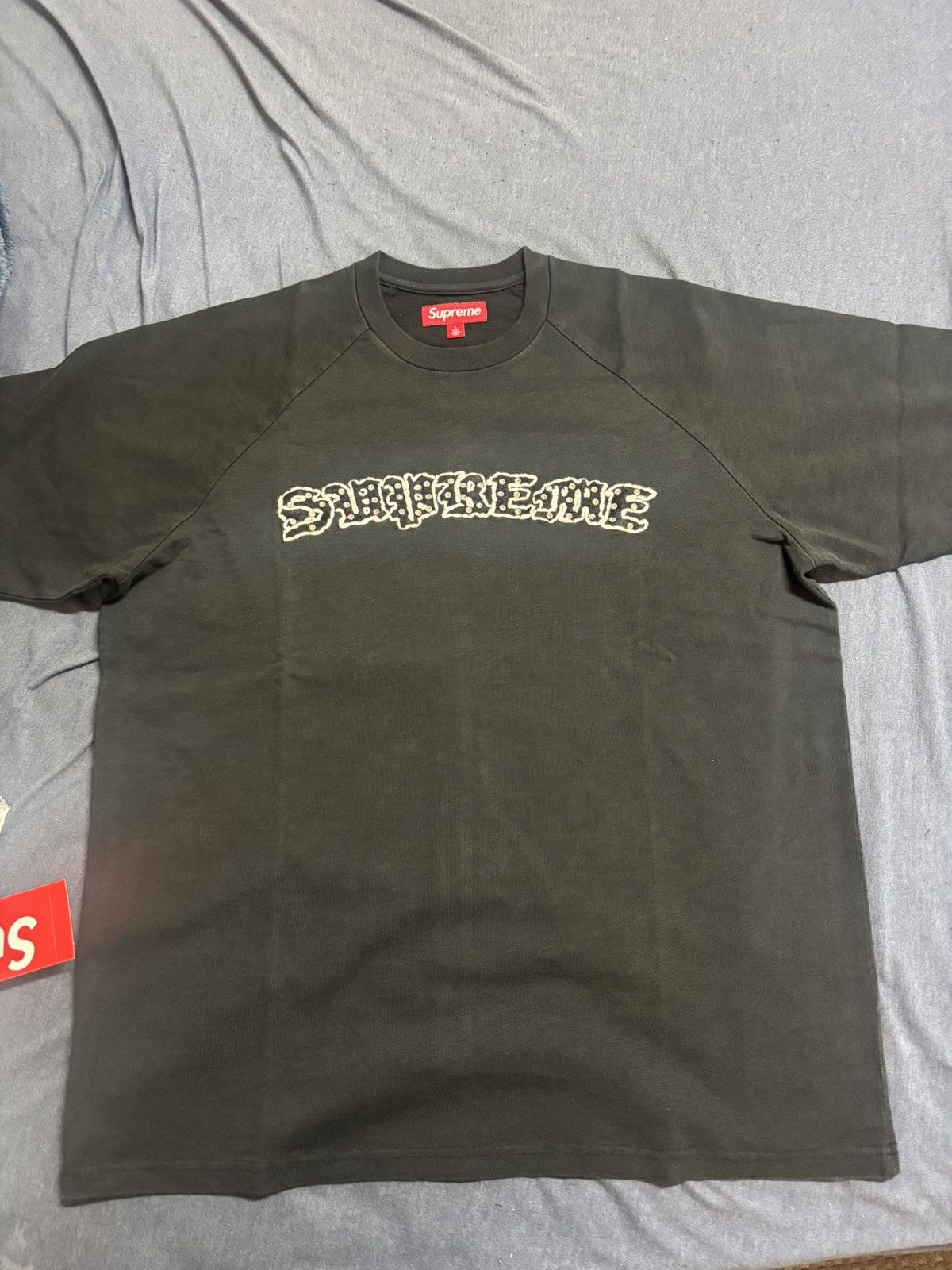 Supreme SS26 Rhinestone Raglan S/S Top