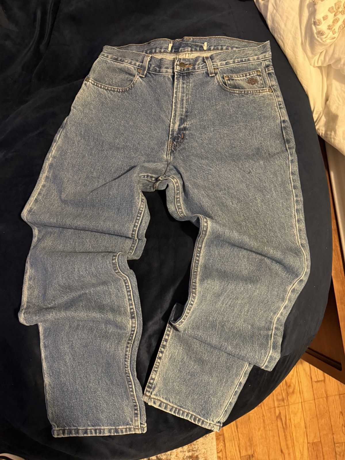 Harley Davidson Harley Davidson Denim Size US 35 - 1 Thumbnail