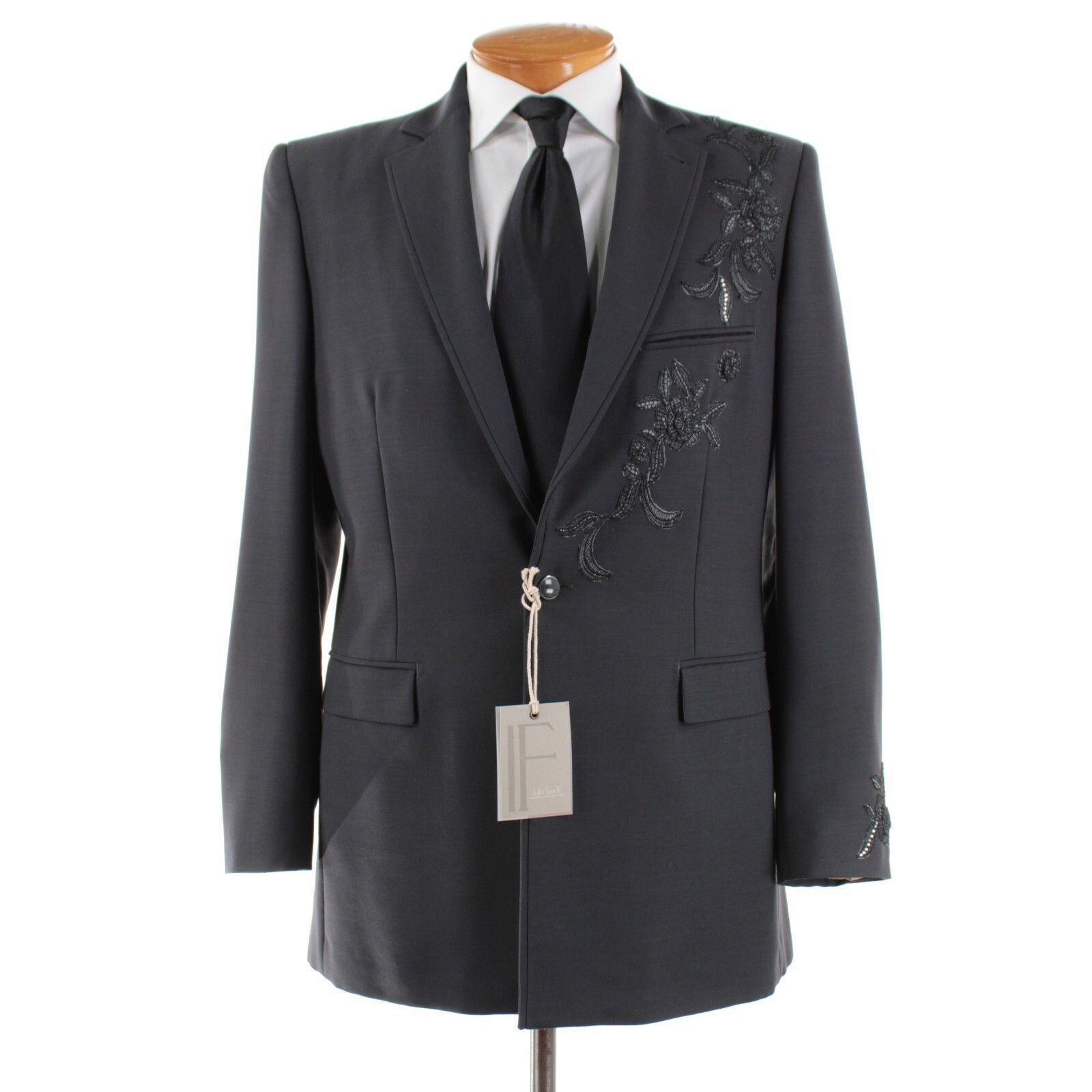 Other Italo Ferretti NWT Wool Blend Dinner Jacket Sz 52 US 42 Gray Size 42R - 1 Thumbnail