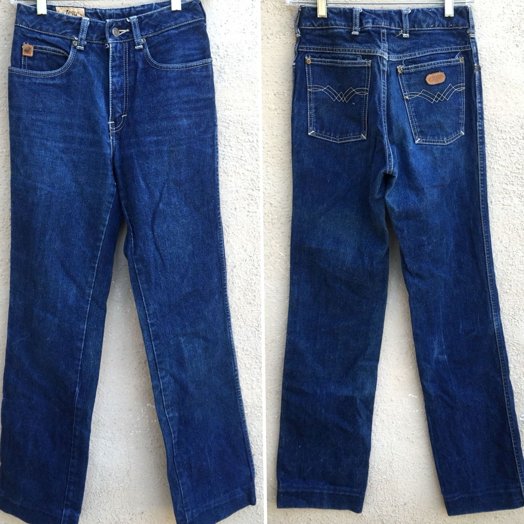 Vintage VINTAGE Jesse Jeans 1980s 1970s Blue Denim Jeans Size 6 25.5 in Waist Size 28" / US 6 / IT 42 - 5 Thumbnail