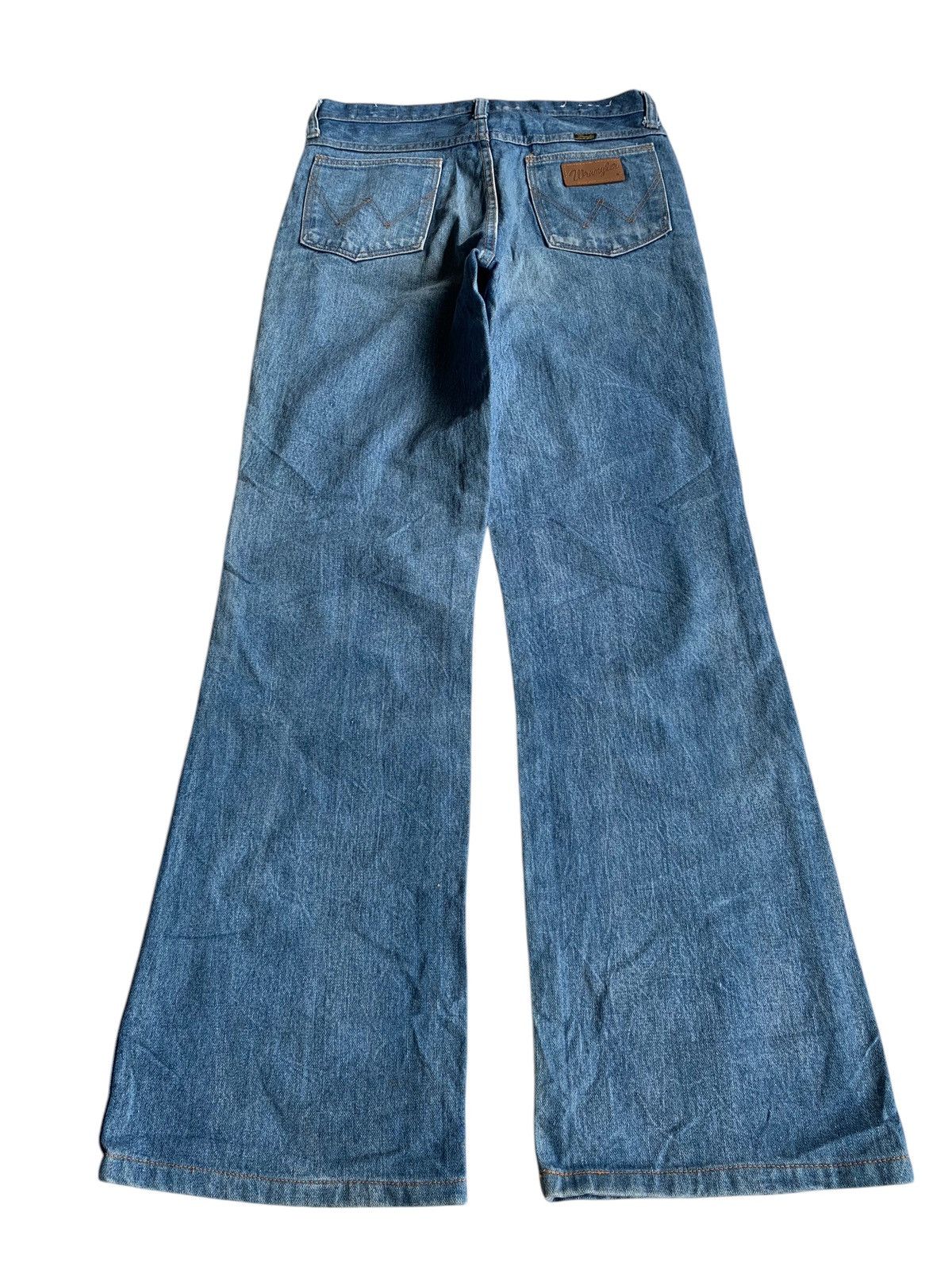 If Six Was Nine × Kapital × Wrangler VINTAGE FLARE WRANGLER JAPANESE PUNK STYLE DENIM JEANS🎌☠️ Size US 29 - 3 Thumbnail