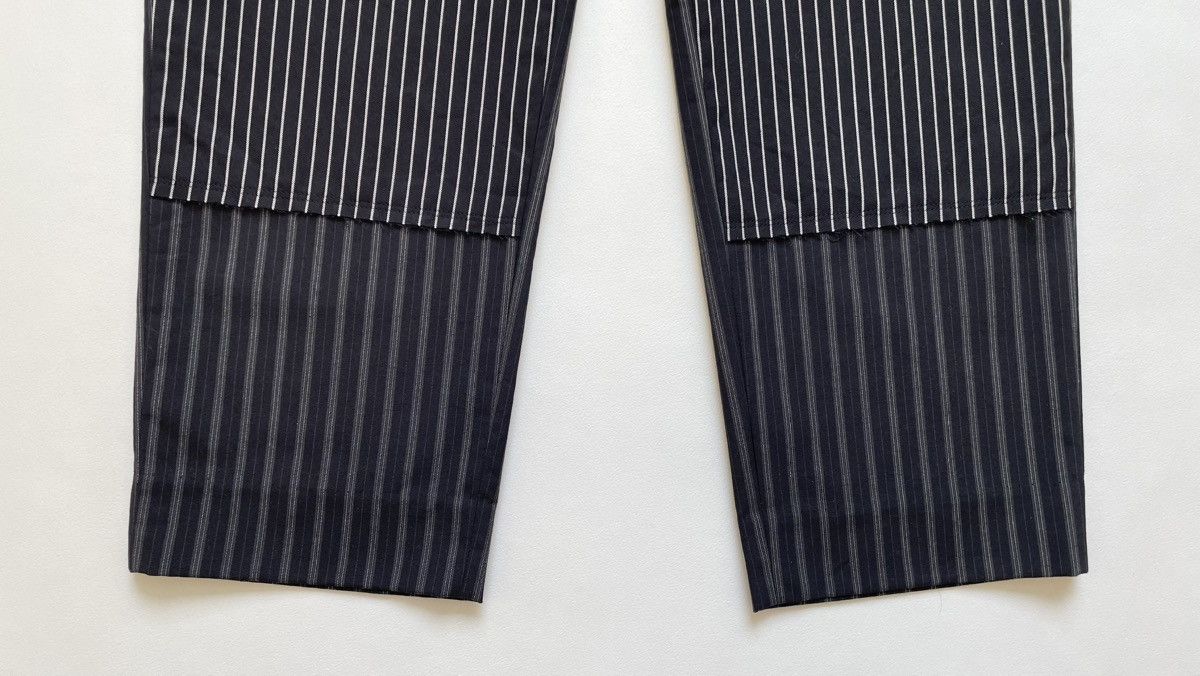 Comme des Garcons S/S 19 Reworked Black/White Pinstripe Pants Size US 30 / EU 46 - 8 Thumbnail