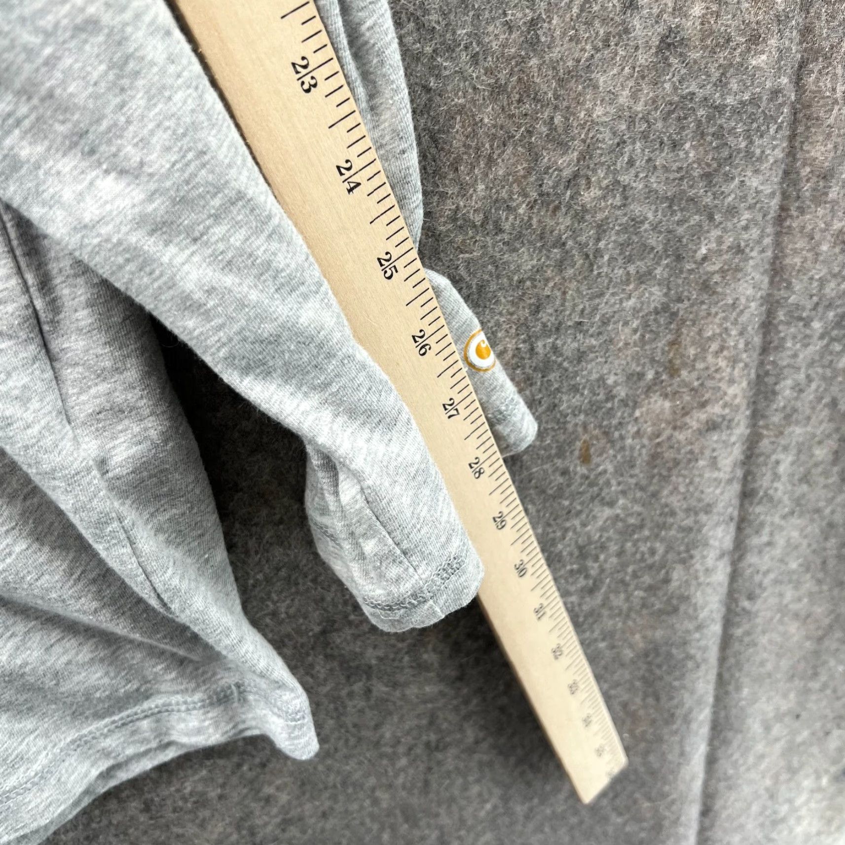 Carhartt Carhartt Force Shirt Men 2XL Tall Heather Gray Cotton Long Sleeve Pocket Crew Neck Size US XXL / EU 58 / 5 - 5 Thumbnail
