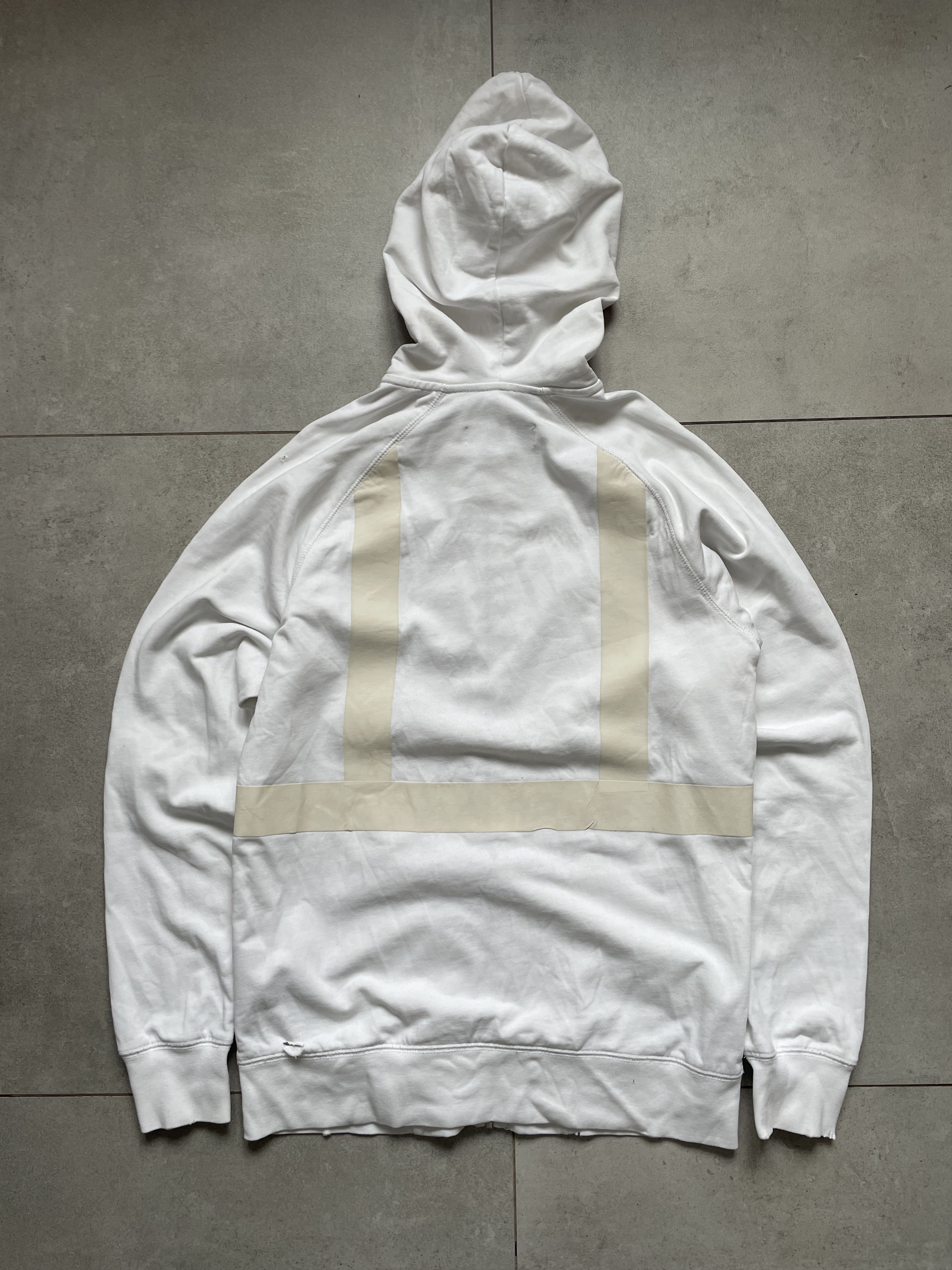 Carhartt CARHARTT \SLAM JAM WHITE DISTRESSED REFLECTIVE ZIP HOODIE Size US S / EU 44-46 / 1 - 3 Thumbnail