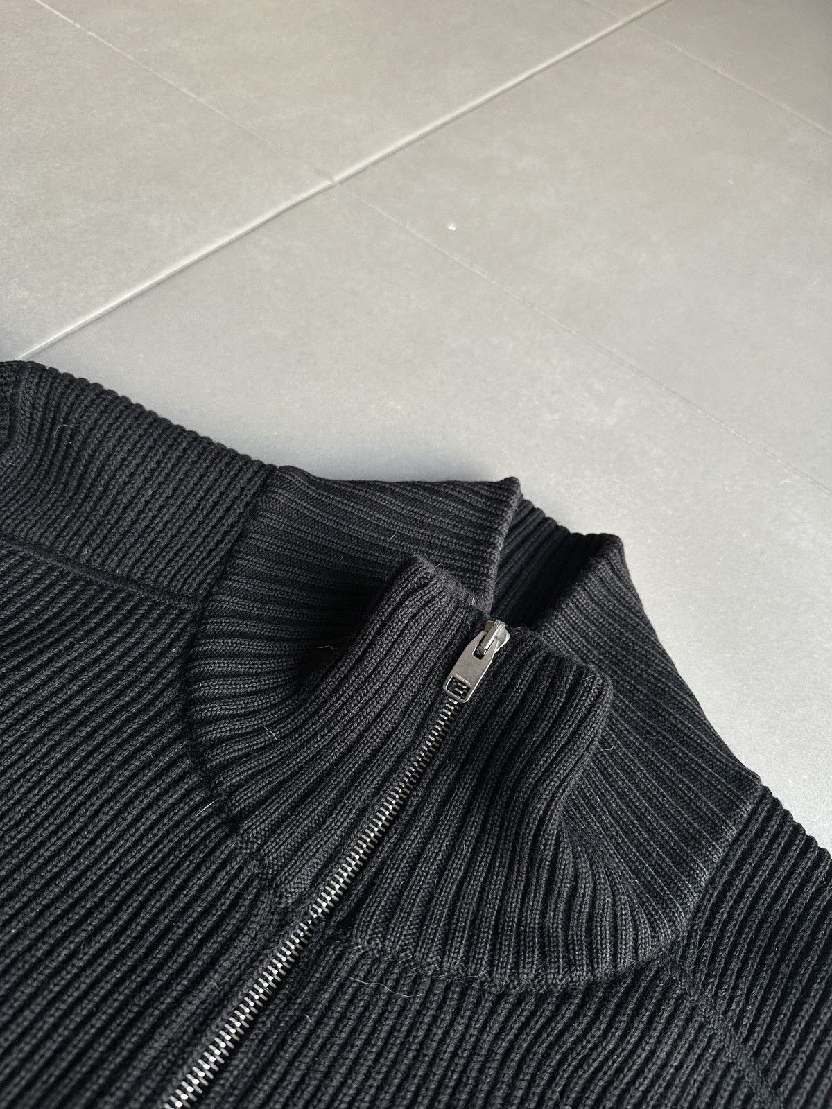 Dior × Hedi Slimane Dior Homme AW07 “Navigate” thumb hole diver knit sweater Size US S / EU 44-46 / 1 - 5 Thumbnail