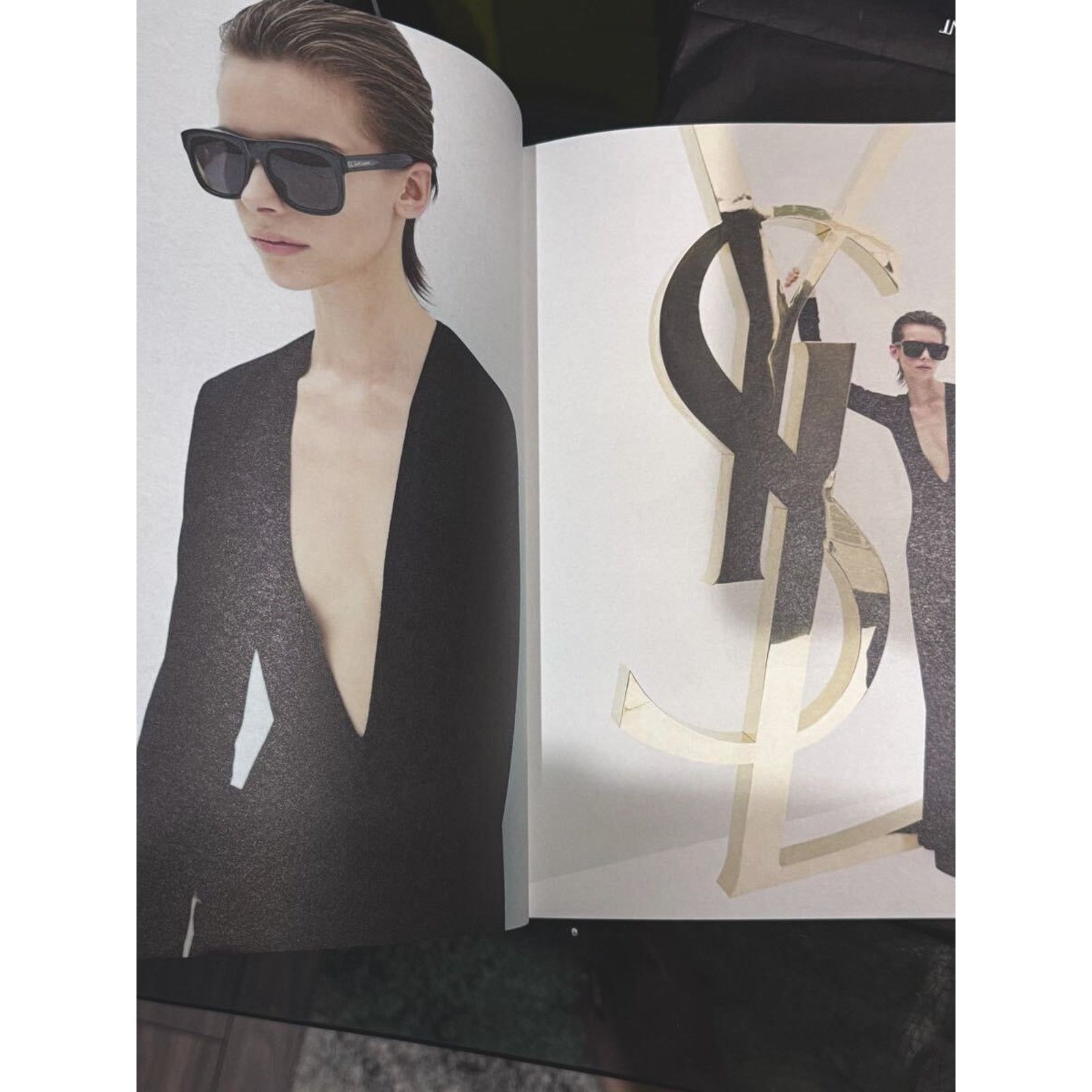 Designer × Saint Laurent Paris × Yves Saint Laurent SAINT LAURENT Catalog 23S Fashion Art Magazine Size ONE SIZE - 2 Thumbnail