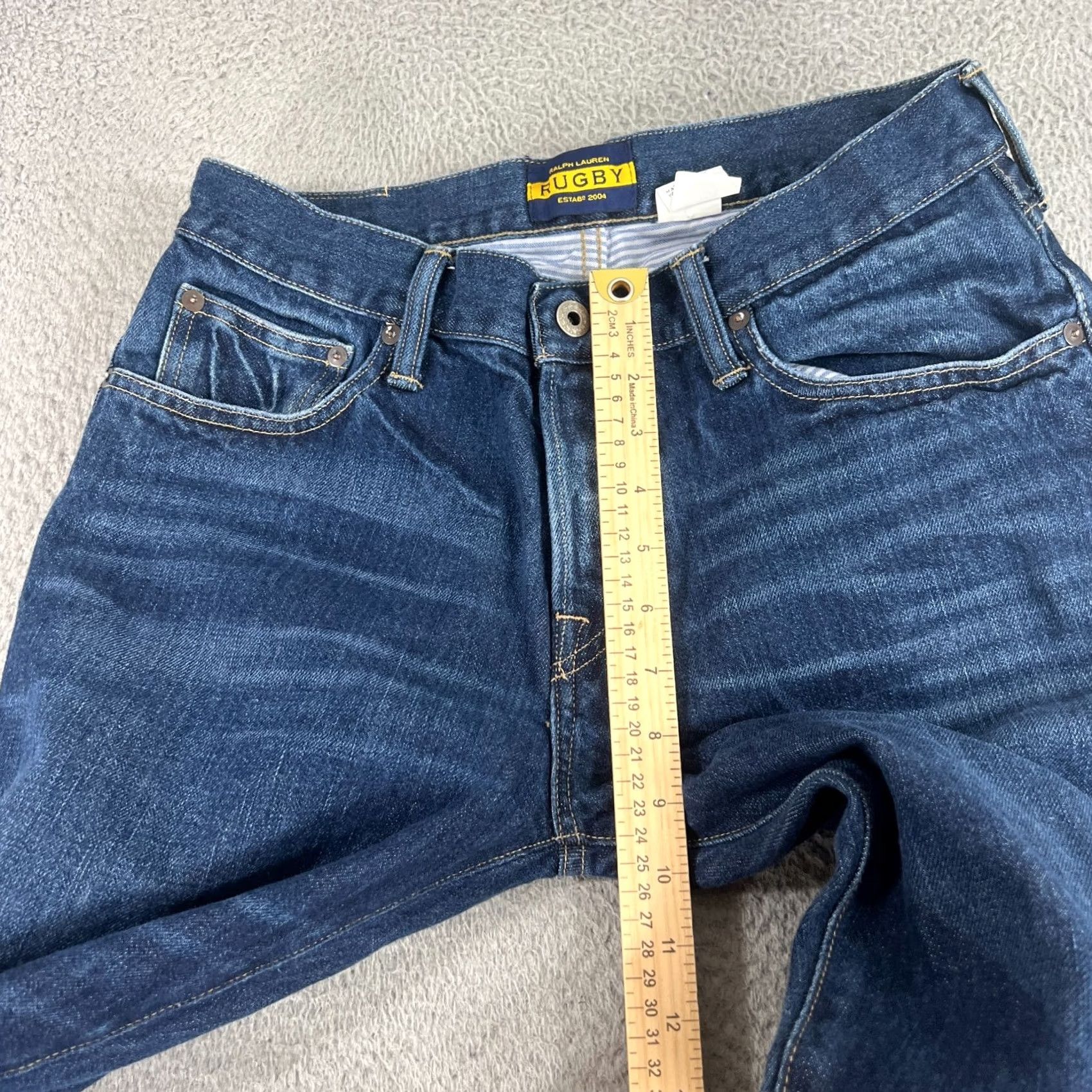 Ralph Lauren Ralph Lauren Rugby Jeans Men Blue 30" Dark Wash Straight Denim Size US 30 / EU 46 - 4 Thumbnail