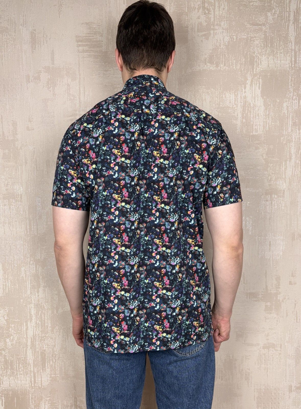 Other Blake Mill Multicolor Pattern Short Sleeve Shirt Size US XL / EU 56 / 4 - 12 Thumbnail