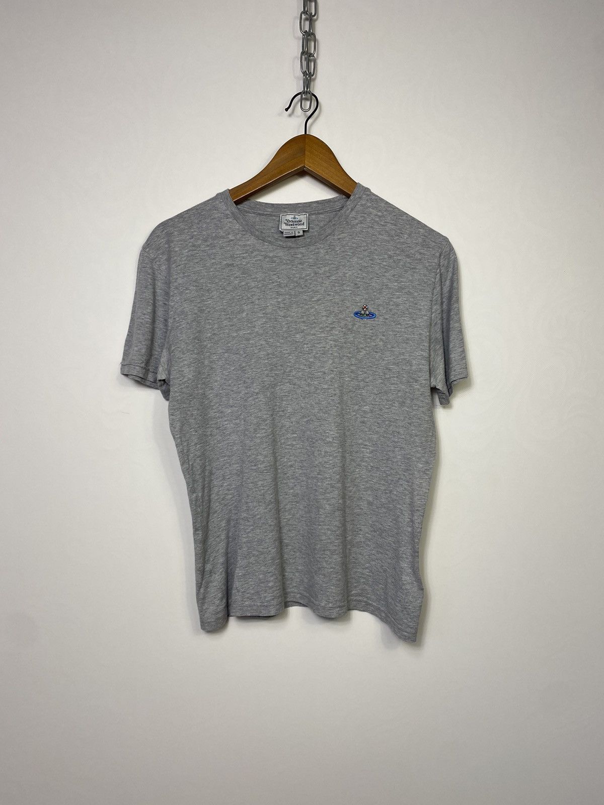 Vivienne Westwood Vivienne Westwood Small Logo Classic Grey T-shirt Tee Size US S / EU 44-46 / 1 - 1 Thumbnail