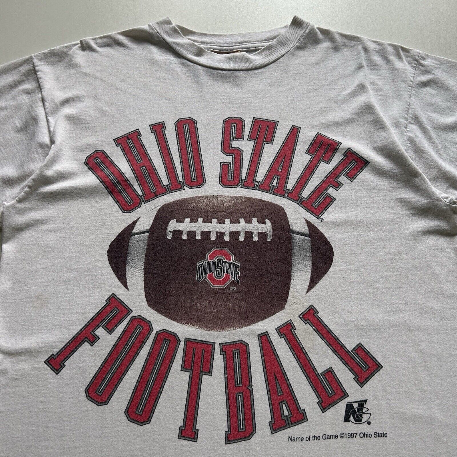 NCAA Vintage 1990s Ohio State Football NCAA Graphic T Shirt Large Size US L / EU 52-54 / 3 - 2 Thumbnail