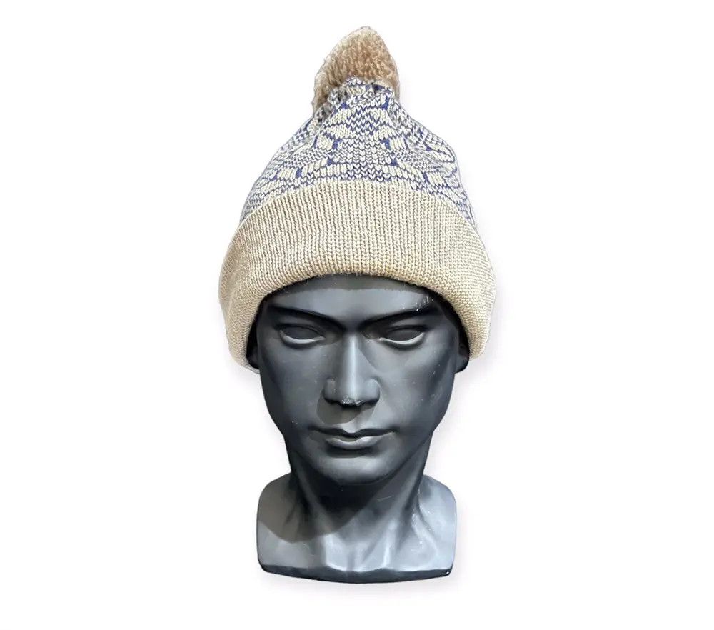 Japanese Brand Navajo Design Beanie Hat Size ONE SIZE - 1 Thumbnail