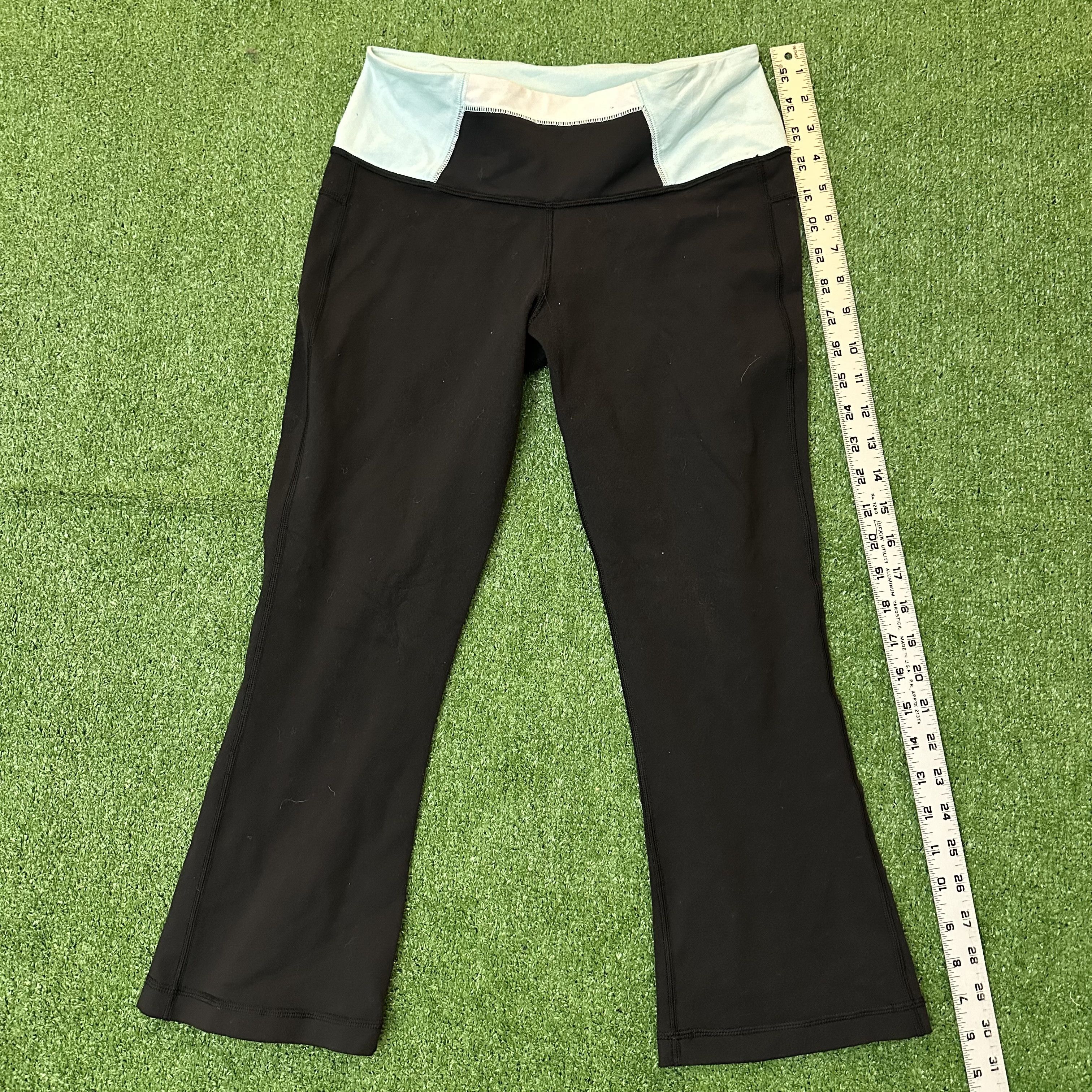 Lululemon Black/Blue Lululemon Capri Leggings Size 28" / US 6 / IT 42 - 7 Thumbnail