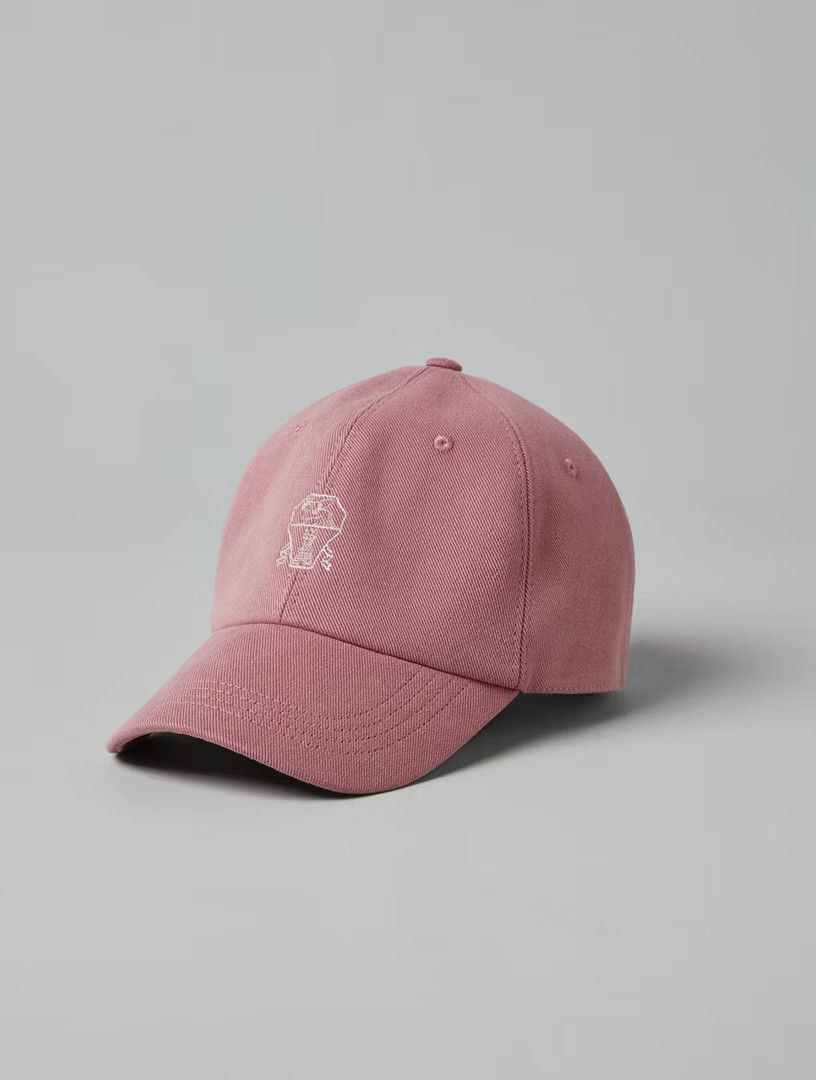 Brunello Cucinelli o1gr1nt0525 Size: M / Embroidered Logo Cap /Hat in Raspberry Size ONE SIZE - 2 Thumbnail