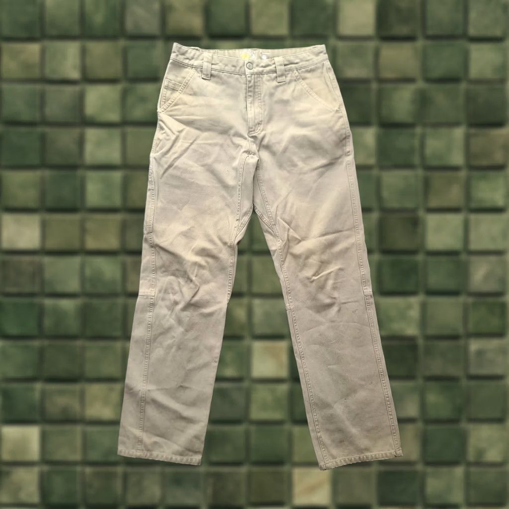 Mountain Hardwear Mountain Hardwear Jeans Mens 30x32 Regular Fit Straight Leg Canvas Workwear Beige Cotton Canvas 5-Pocket Inseam 32 Modern Straight Mens Jeans Size US 30 / EU 46 - 1 Thumbnail