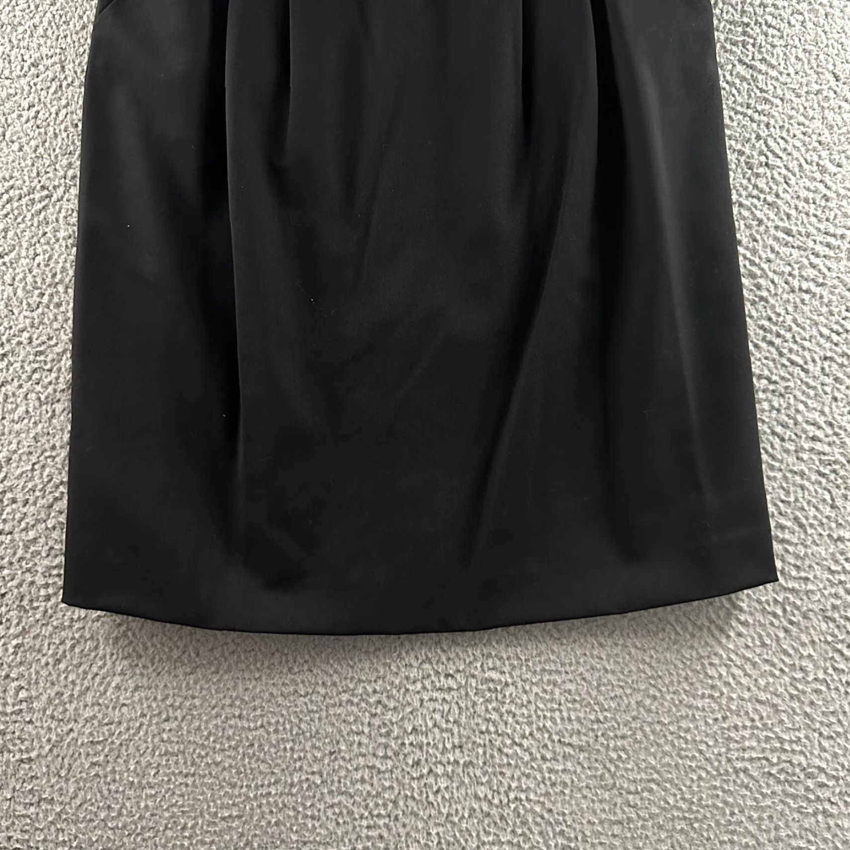 Vintage VINTAGE Lafayette 148 New York Womens Skirt Black 12P Petite Career Lined Wool Blend Knee Length Pencil Wool Blend Spandex Lined Women Skirt Mens? Size 34" / US 12 / IT 48 - 5 Thumbnail