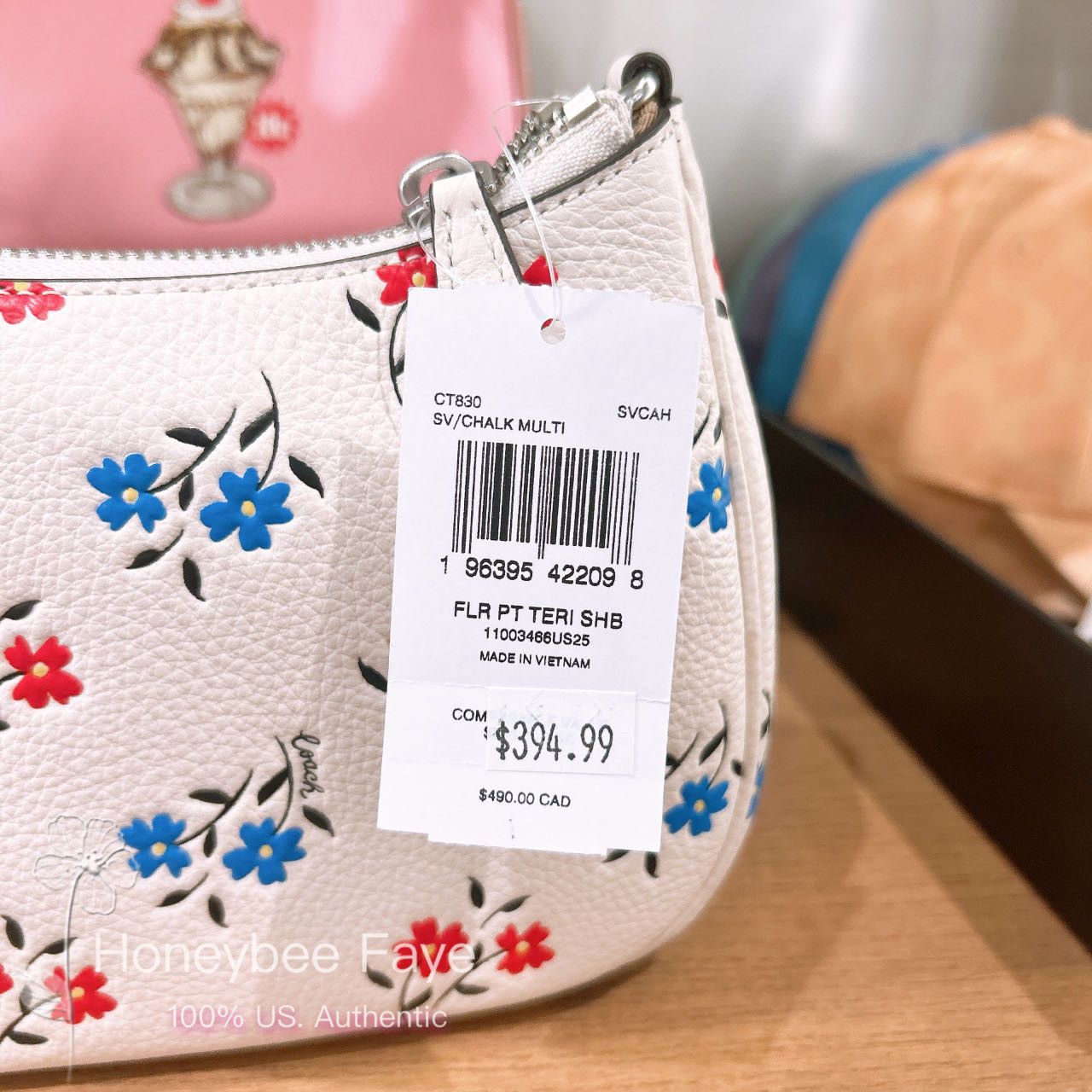 Coach Teri Shoulder Bag With Floral Print CT830 Size ONE SIZE - 6 Thumbnail