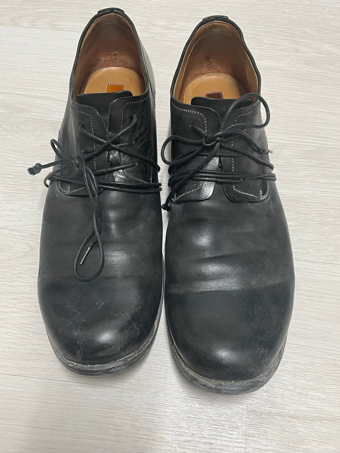 新品 LAYER-0 Onepiece Derby Cordovan 42 hide-m | LAYER-0 Men Derby Shoe 1.5 H7 GY shell cordovan