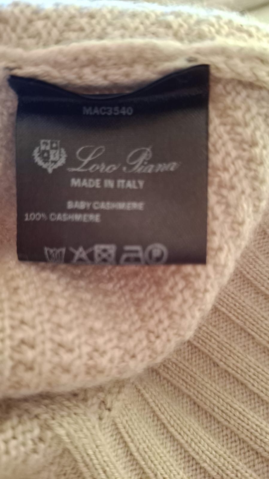 Loro Piana Loro Piana Cable Knit Baby Cashmere Size US L / EU 52-54 / 3 - 3 Thumbnail