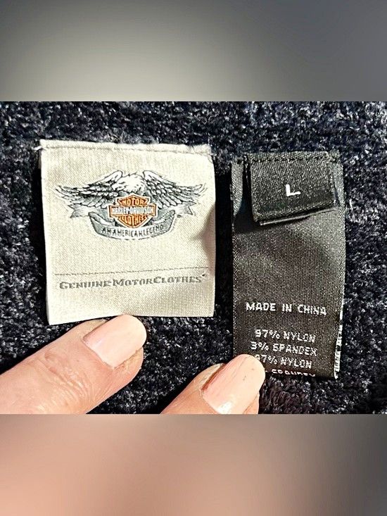 Harley Davidson Harley Davidson Black Velour Rhinestone Zip Hoodie Jacket Size M / US 6-8 / IT 42-44 - 6 Thumbnail