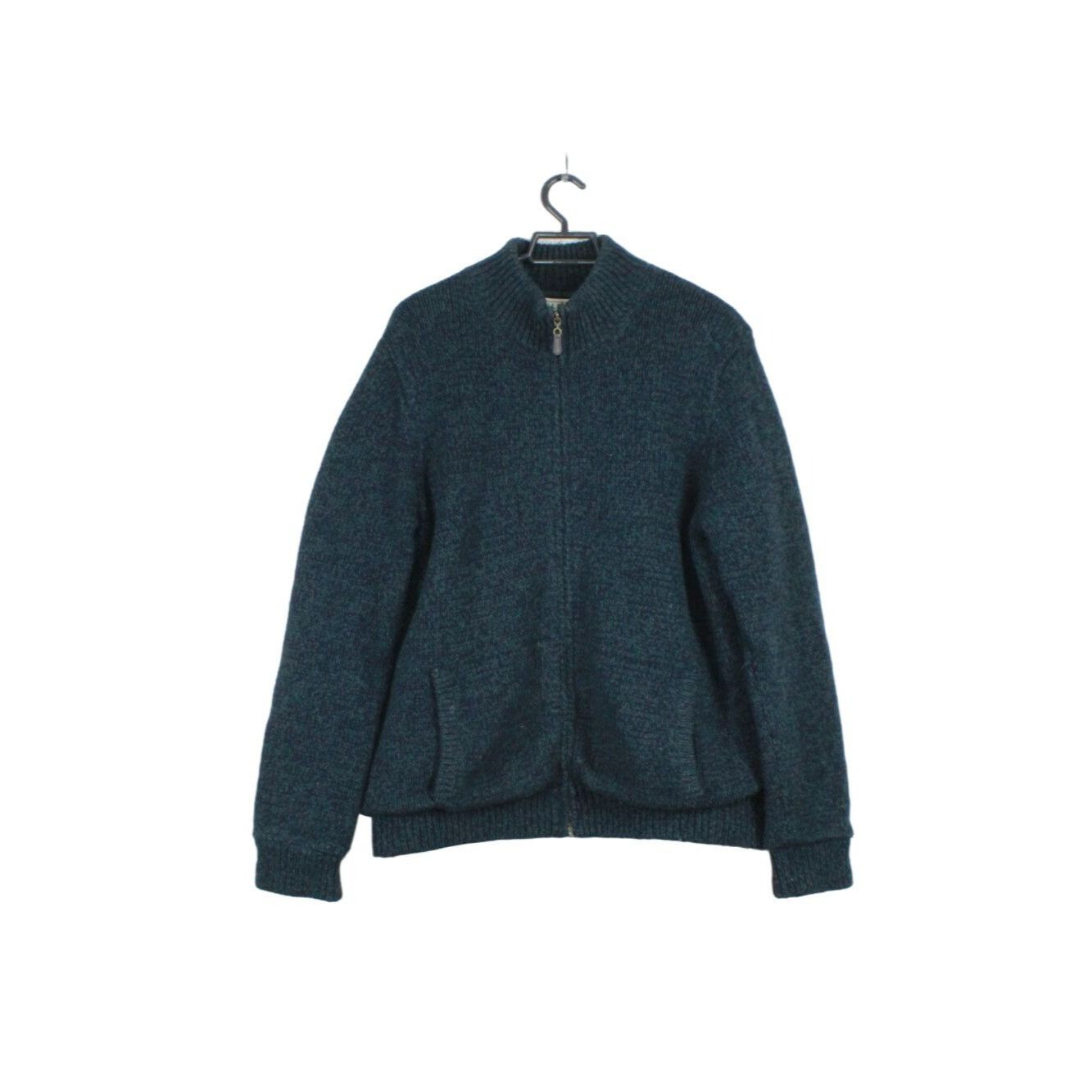 L.L. Bean LL Bean Men's Ragg Wool Knit Full-Zip Flannel-Lined Sweater Size US M / EU 48-50 / 2 - 1 Thumbnail