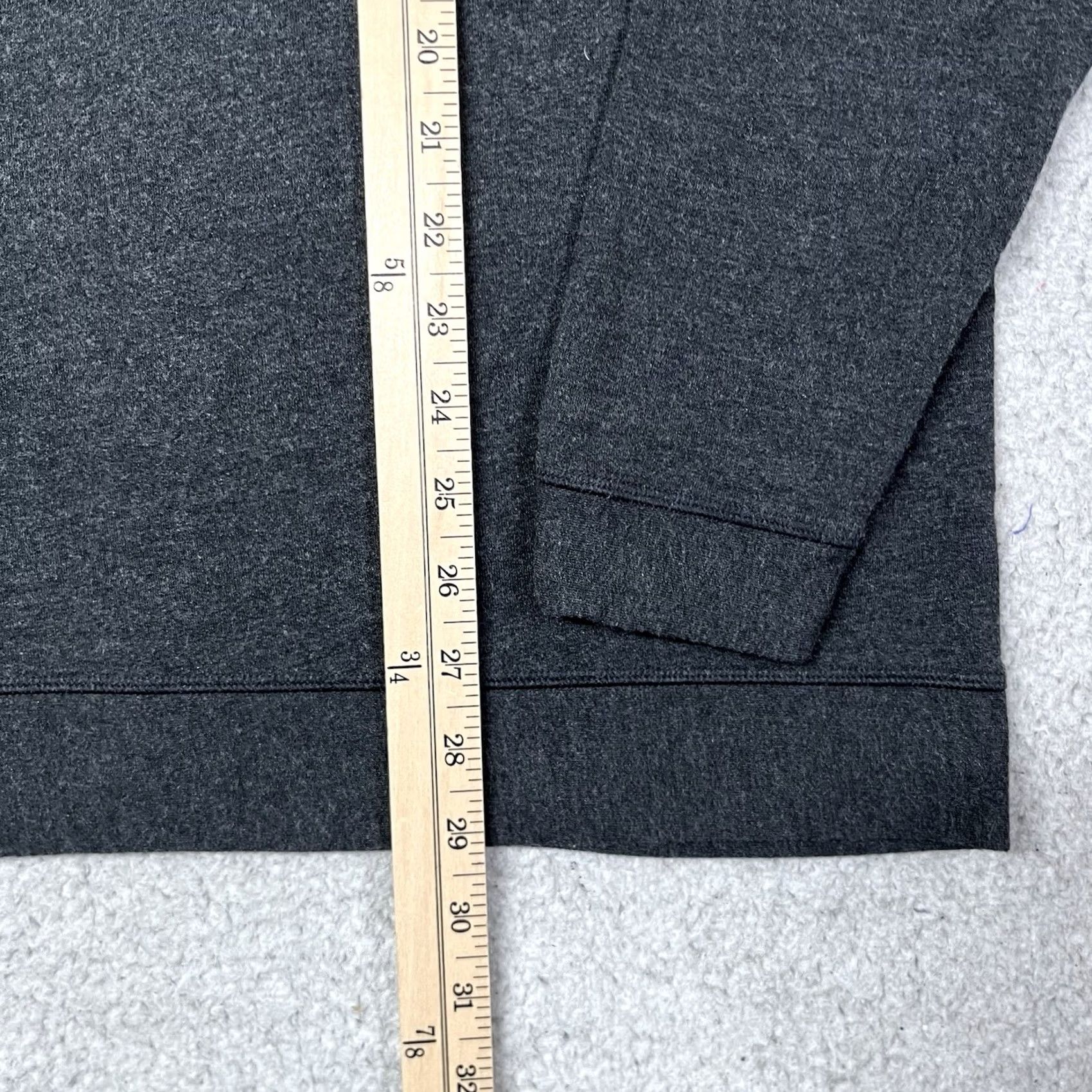 Vintage Mugsy Hoodie Mens XL Gray Pullover Lightweight Cashmere Blend Modal Spandex Fleece Pocket All Seasons Size US XL / EU 56 / 4 - 5 Thumbnail