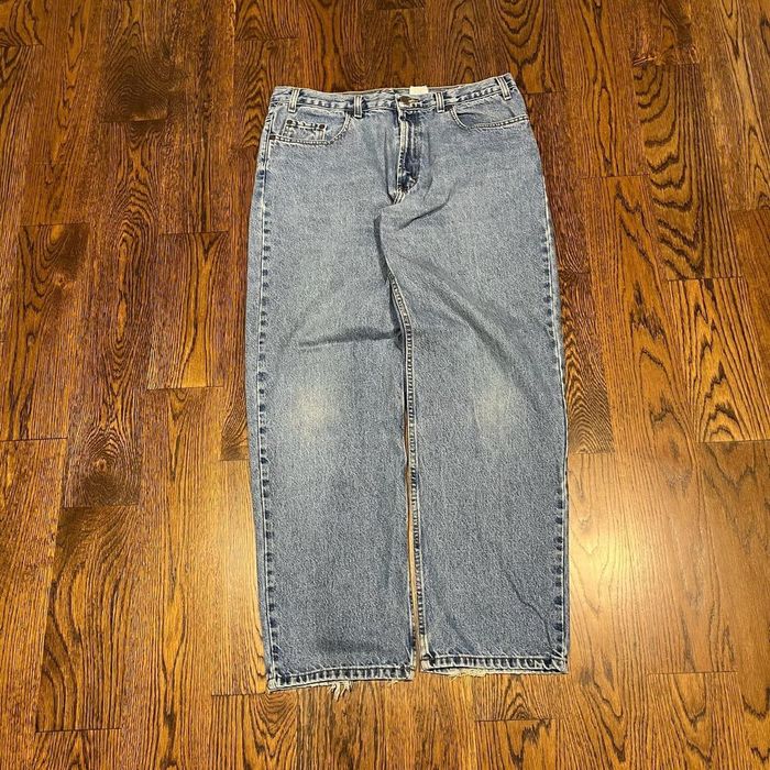 Streetwear vintage 2000s baggy wide leg stonewash kirkland jeans | Grailed