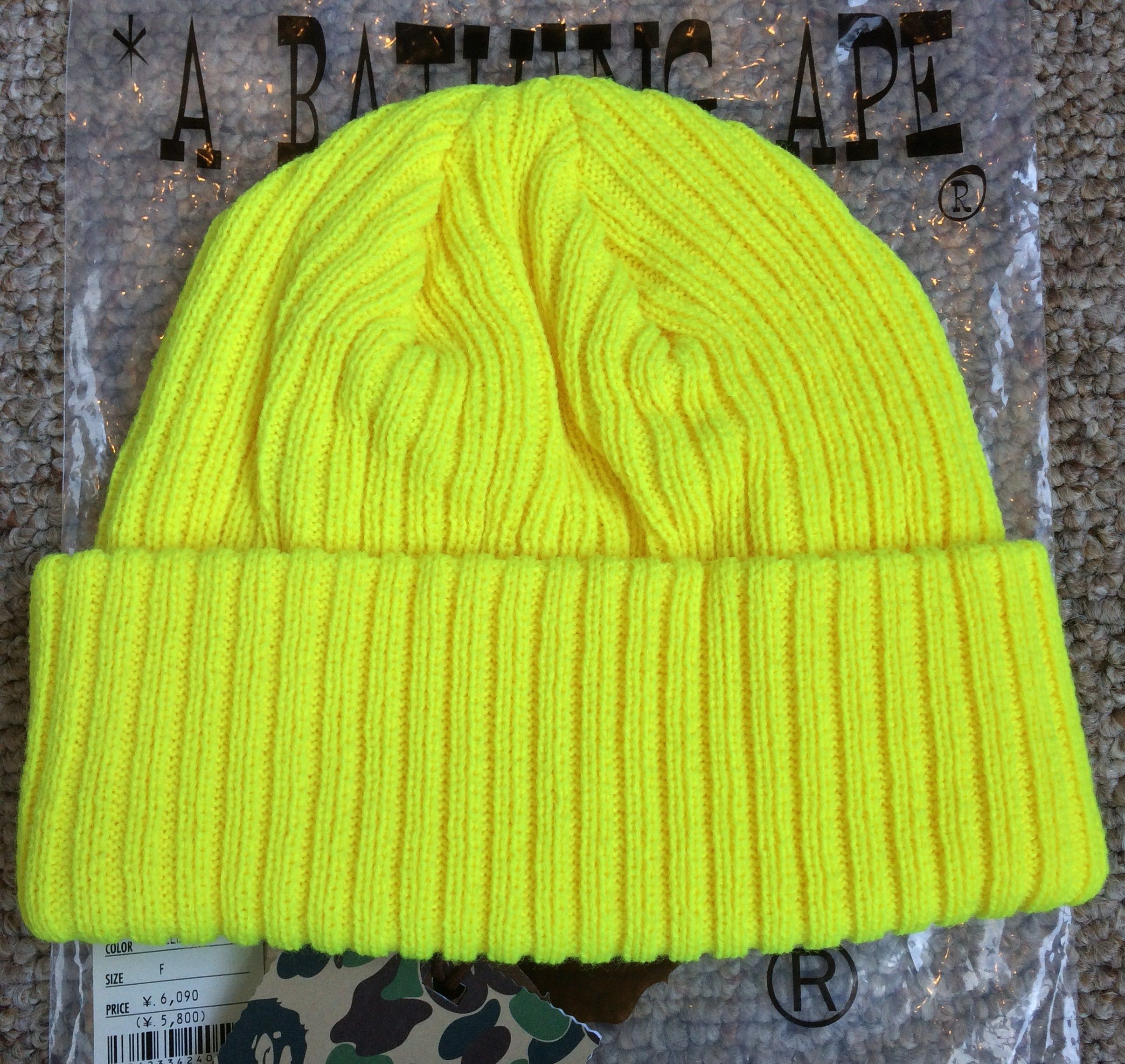 Bape NEW Bape Bapesta Star Embroidered Logo Beanie Size ONE SIZE - 2 Thumbnail