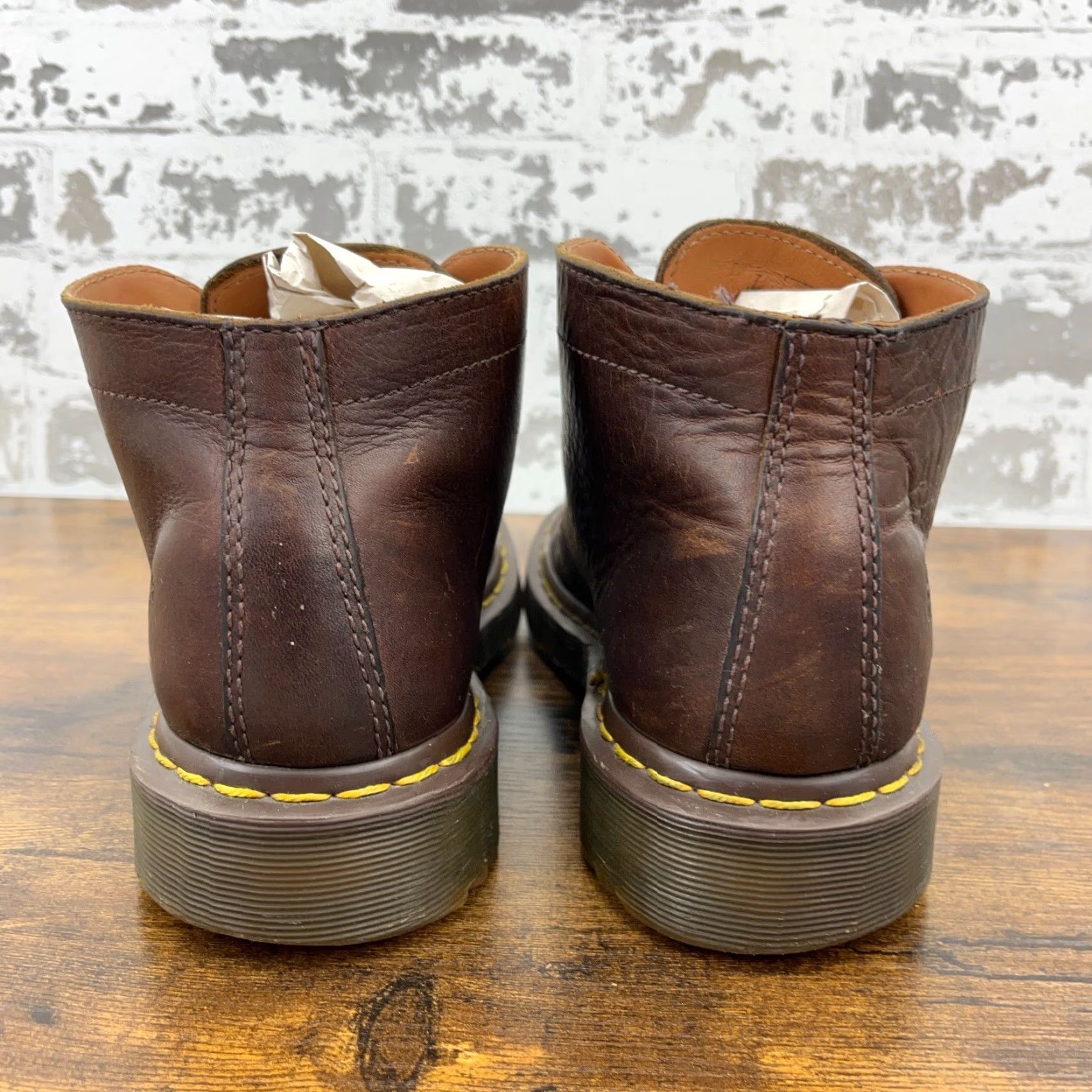 Dr. Martens Dr. Martens Chukka Boots Men 8 US Leather Dark Brown Lace Up Mid Top Casual Boots Size US M / EU 48-50 / 2 - 3 Thumbnail