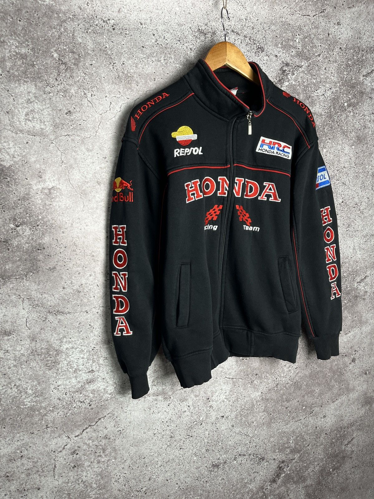 Honda × Vintage Vintage🔥Honda Racing World Sport Full Zip Sweatshirt Size US S / EU 44-46 / 1 - 2 Thumbnail