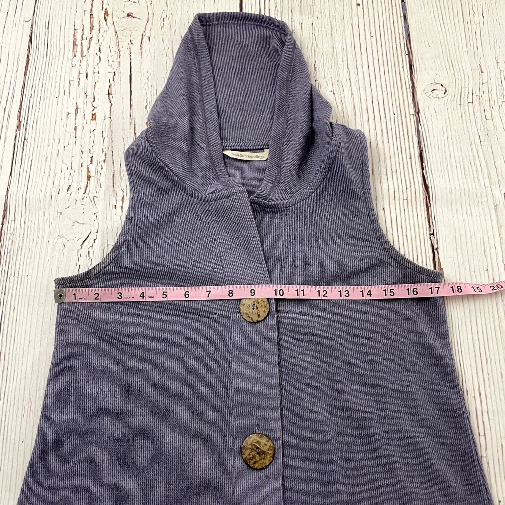 Soft Surroundings Soft Surroundings Sleeveless Button Front Purple Blouse Top Women's S Shirt Accessories? Size S / US 4 / IT 40 - 3 Thumbnail