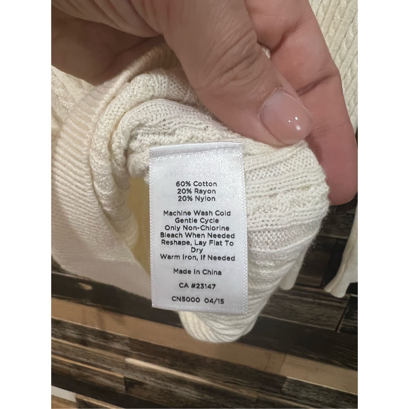 Robert Talbott Talbots NWT Women’s Long Sleeve Turtleneck Sweater off white sz XL Size XL / US 12-14 / IT 48-50 - 4 Thumbnail