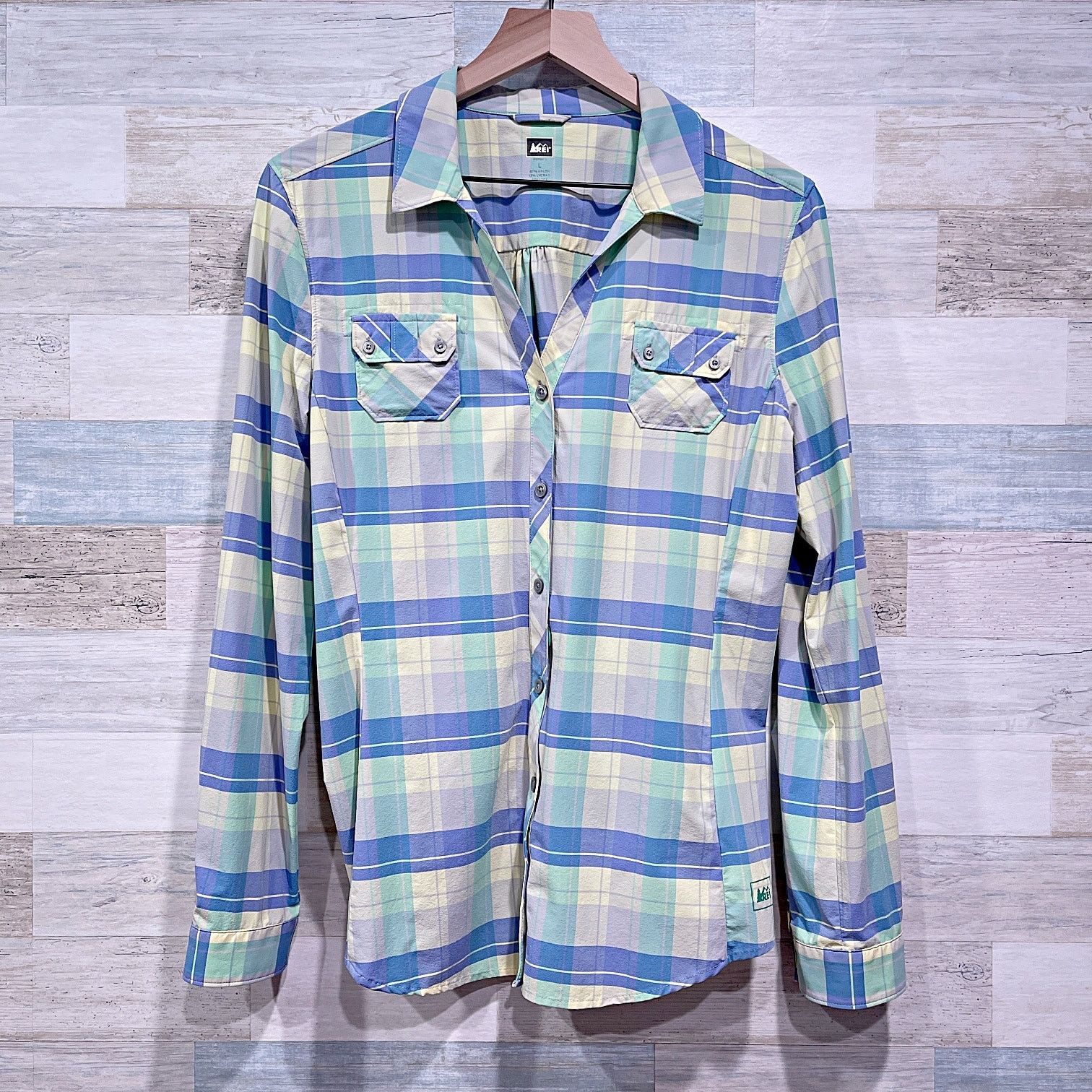 Rei REI Northway Long Sleeve Shirt Hiking Travel Womens Large Size L / US 10 / IT 46 - 2 Thumbnail