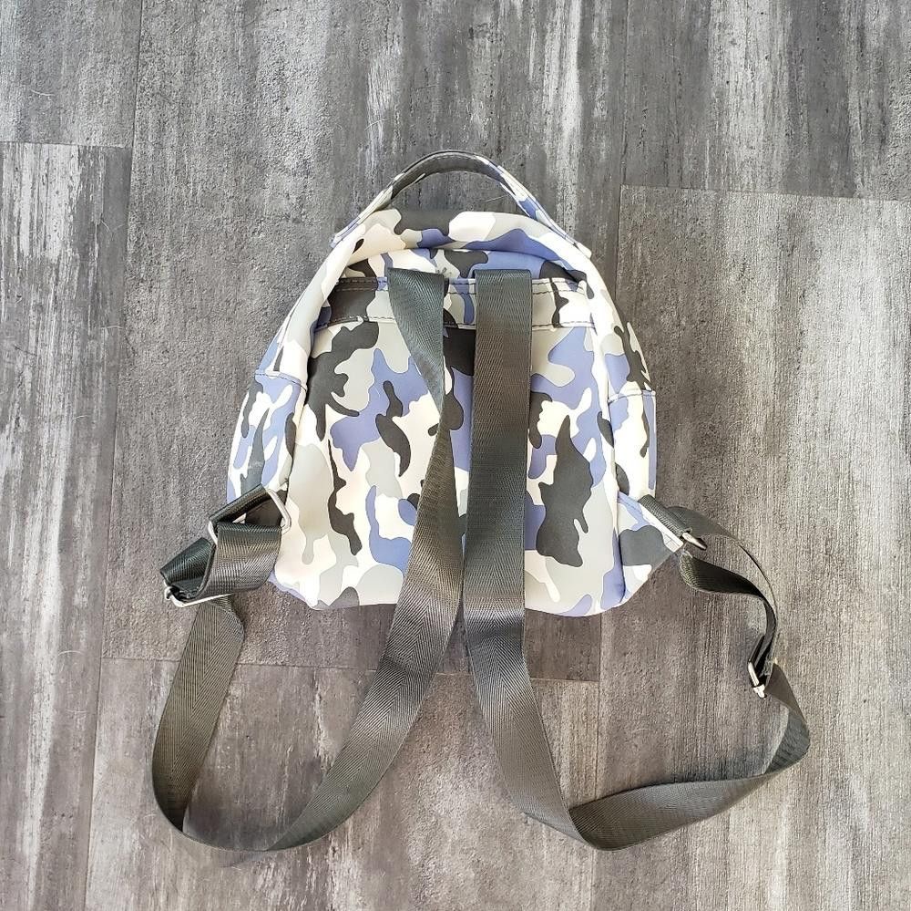 Designer Blue Camo PrettyLittleThing Mini Backpack Size ONE SIZE - 4 Thumbnail